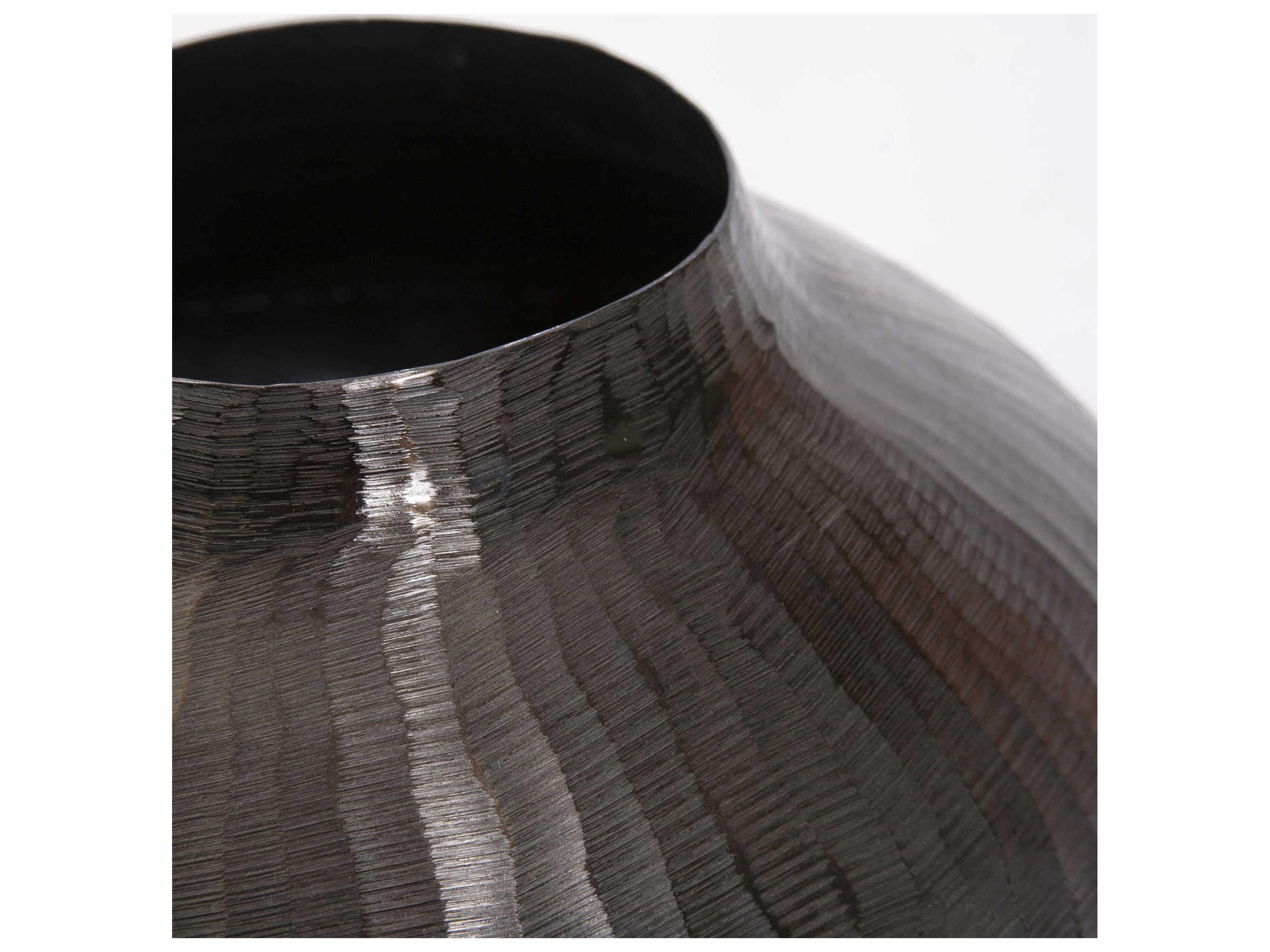 Howard Elliott Carbon Chiseled Vase