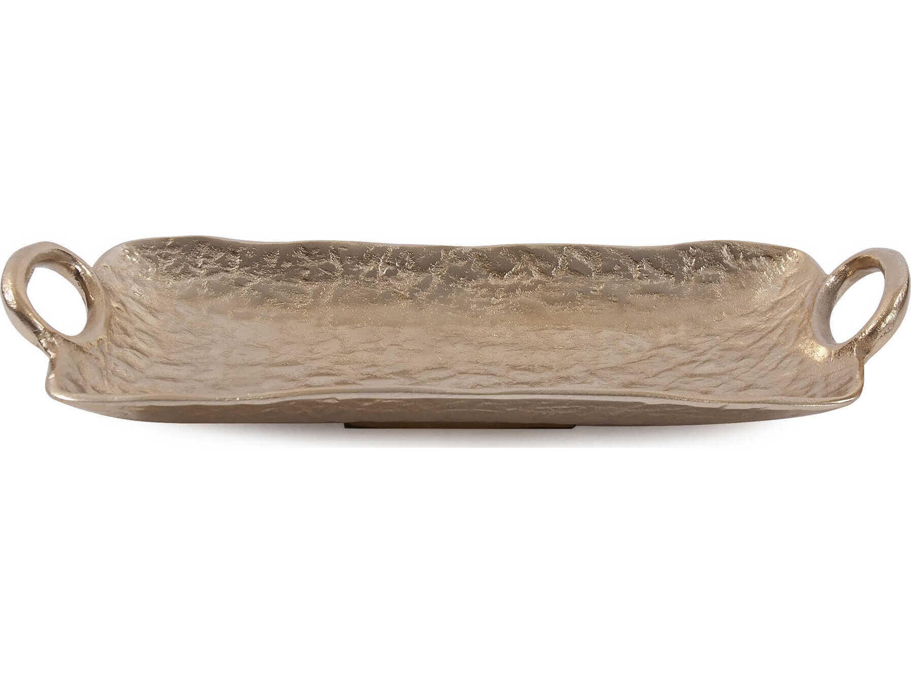 Howard Elliott Hammered Organic Gold Serving Tray