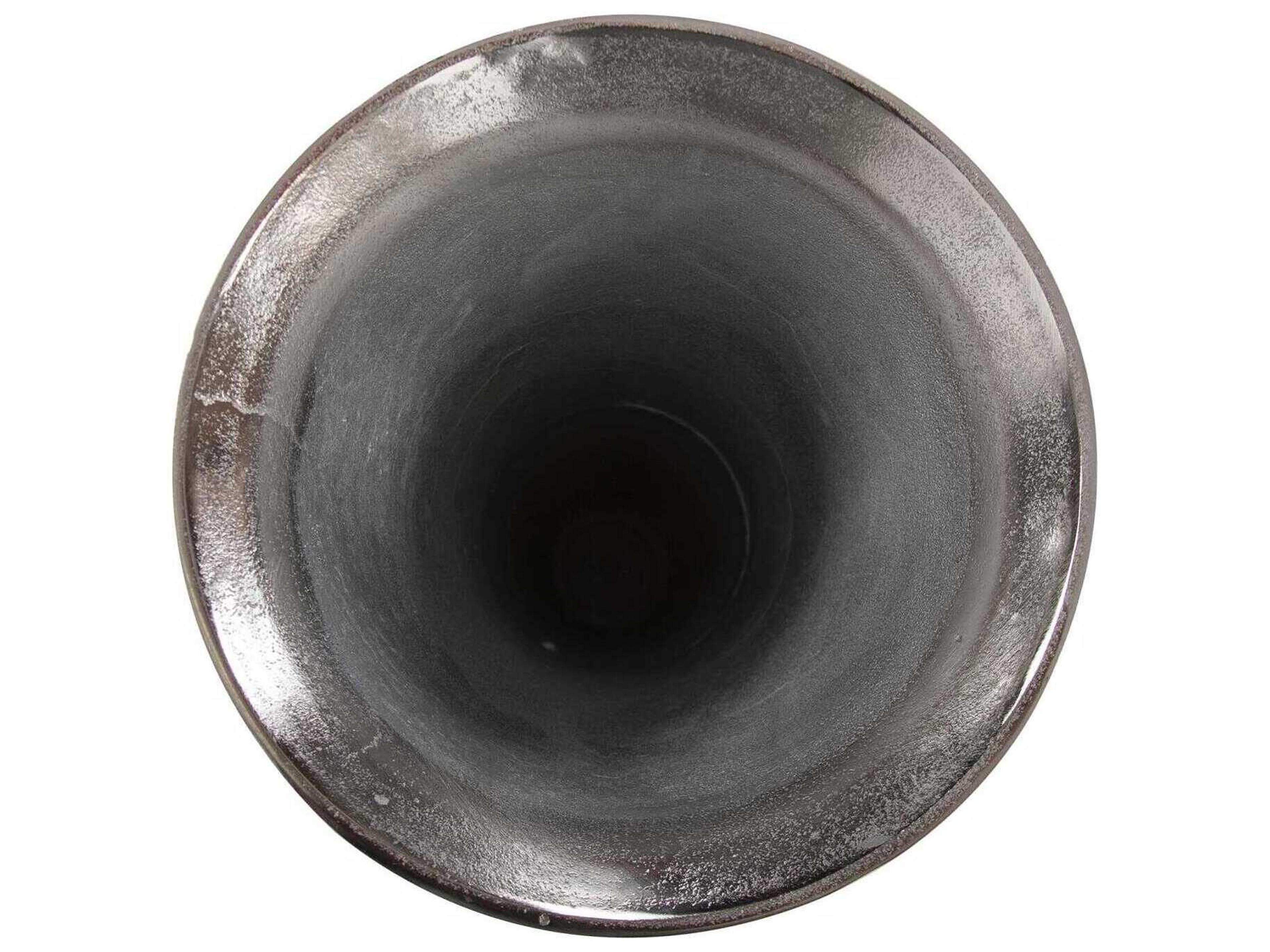 Howard Elliott Silver Trumpet Vase