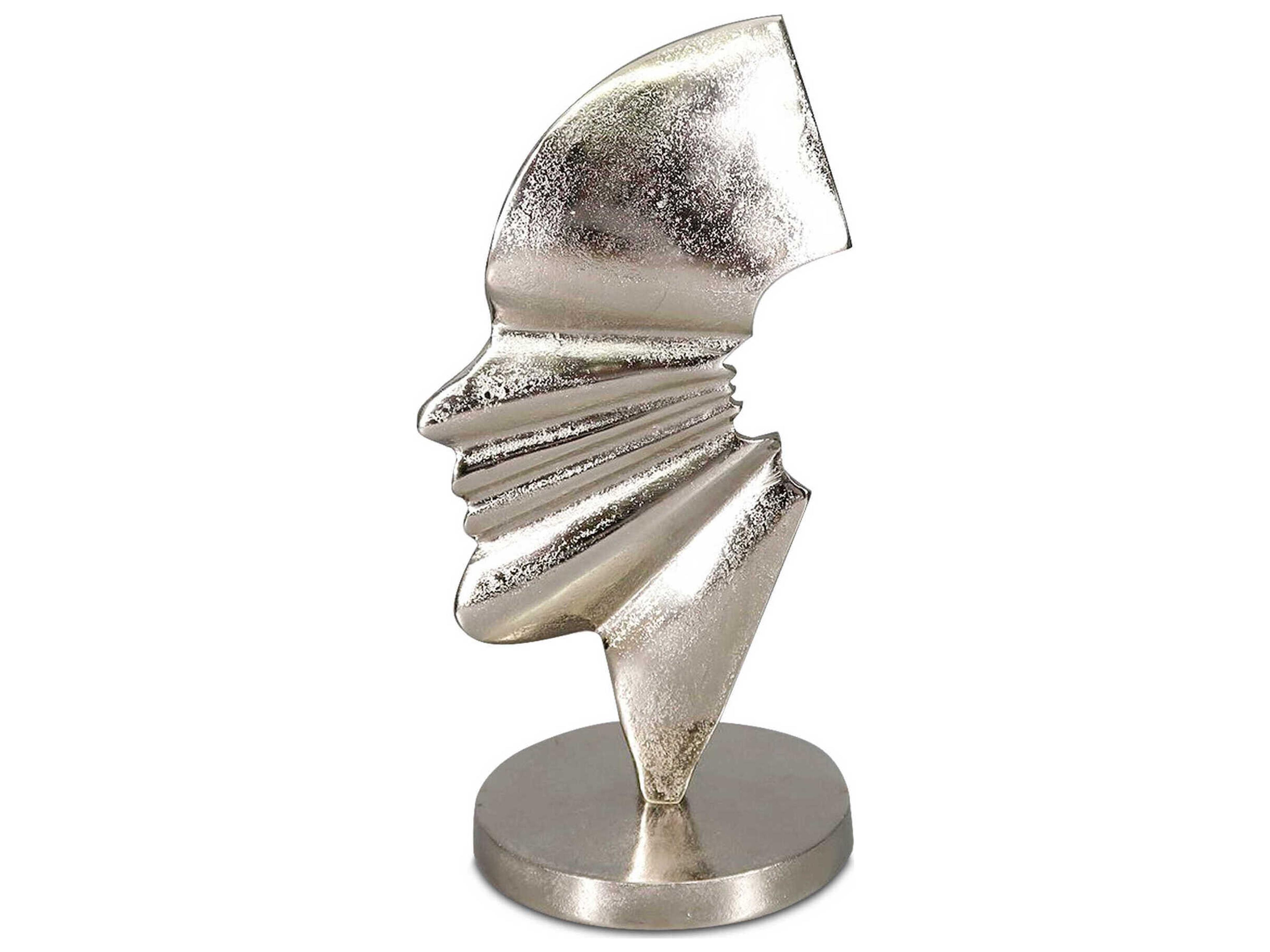 Abstract Bright Silver Abstract Beauty Sculpture