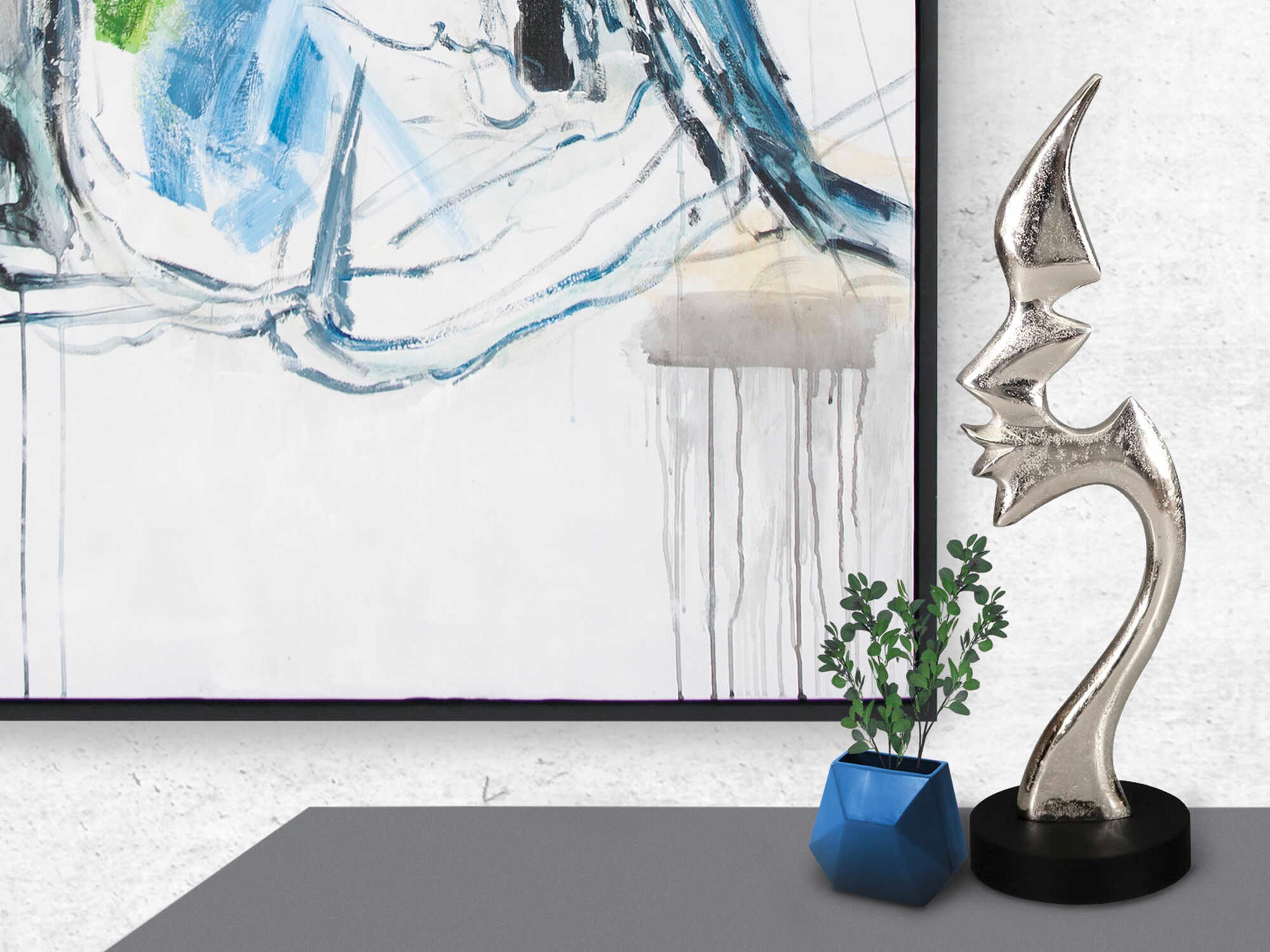 Howard Elliott Bright Silver Glamour Profile Sculpture