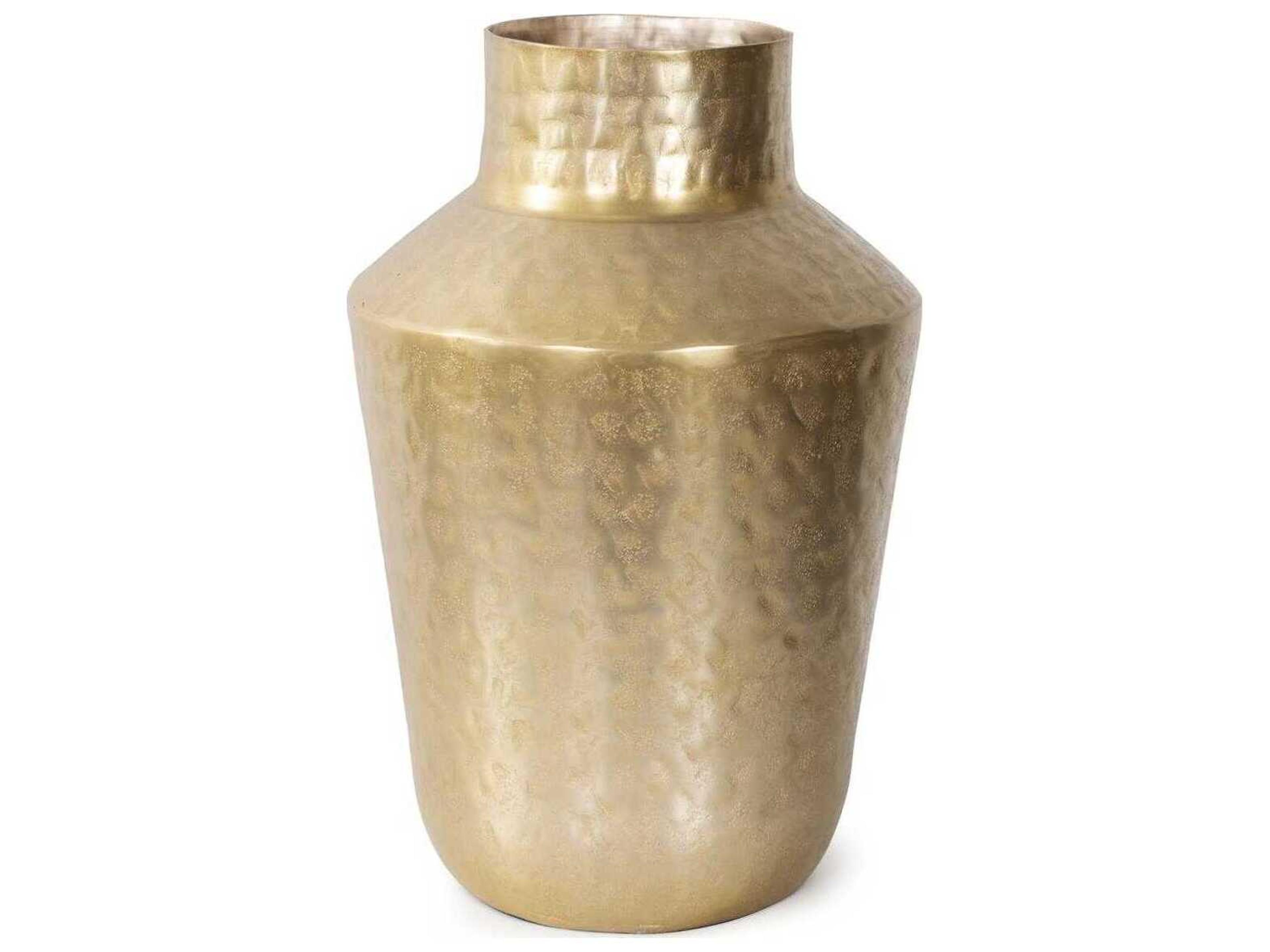 Espen Matte Gold Wide Mouth Slanted Jar