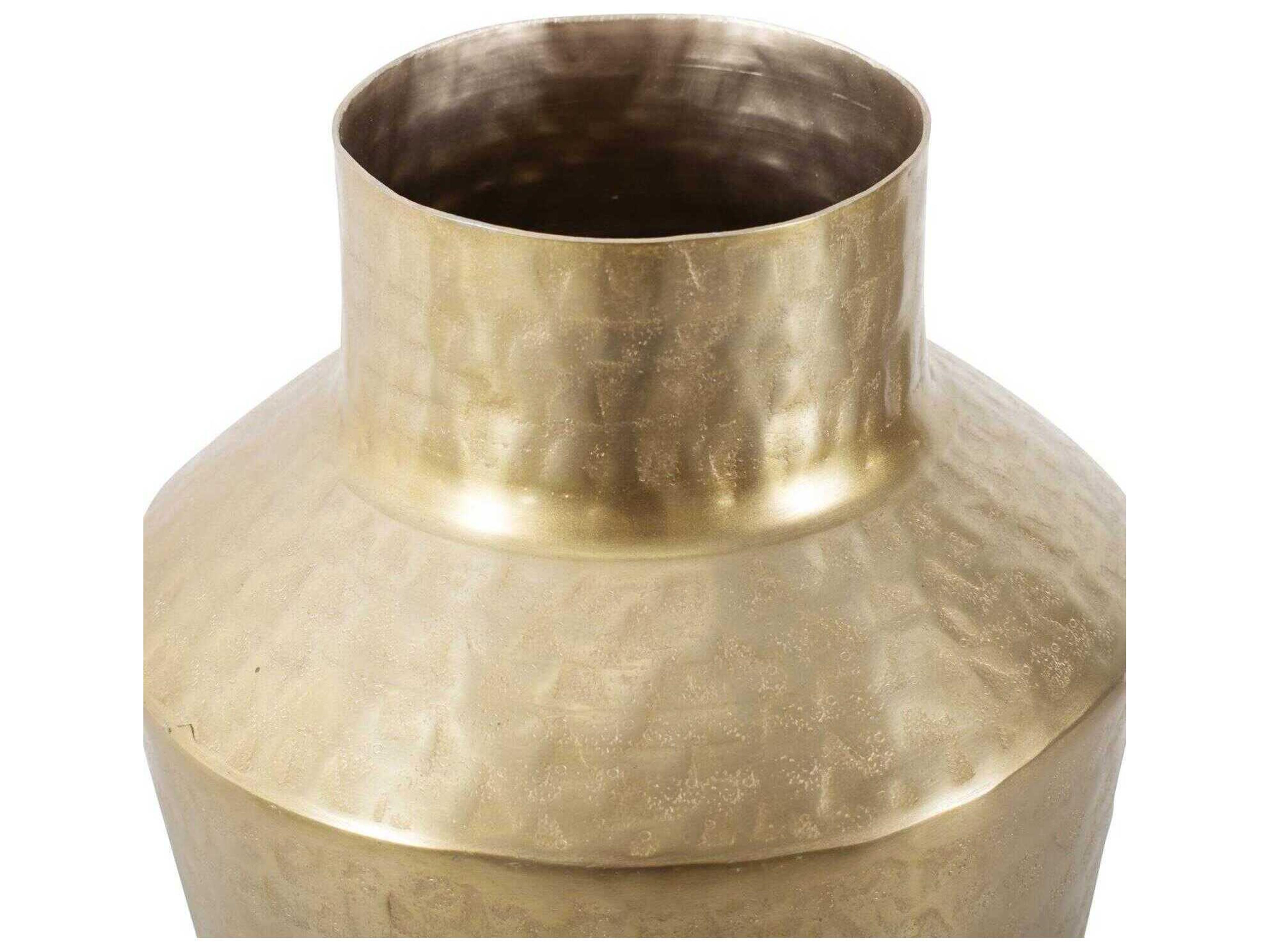 Howard Elliott Espen Matte Gold Wide Mouth Slanted Jar