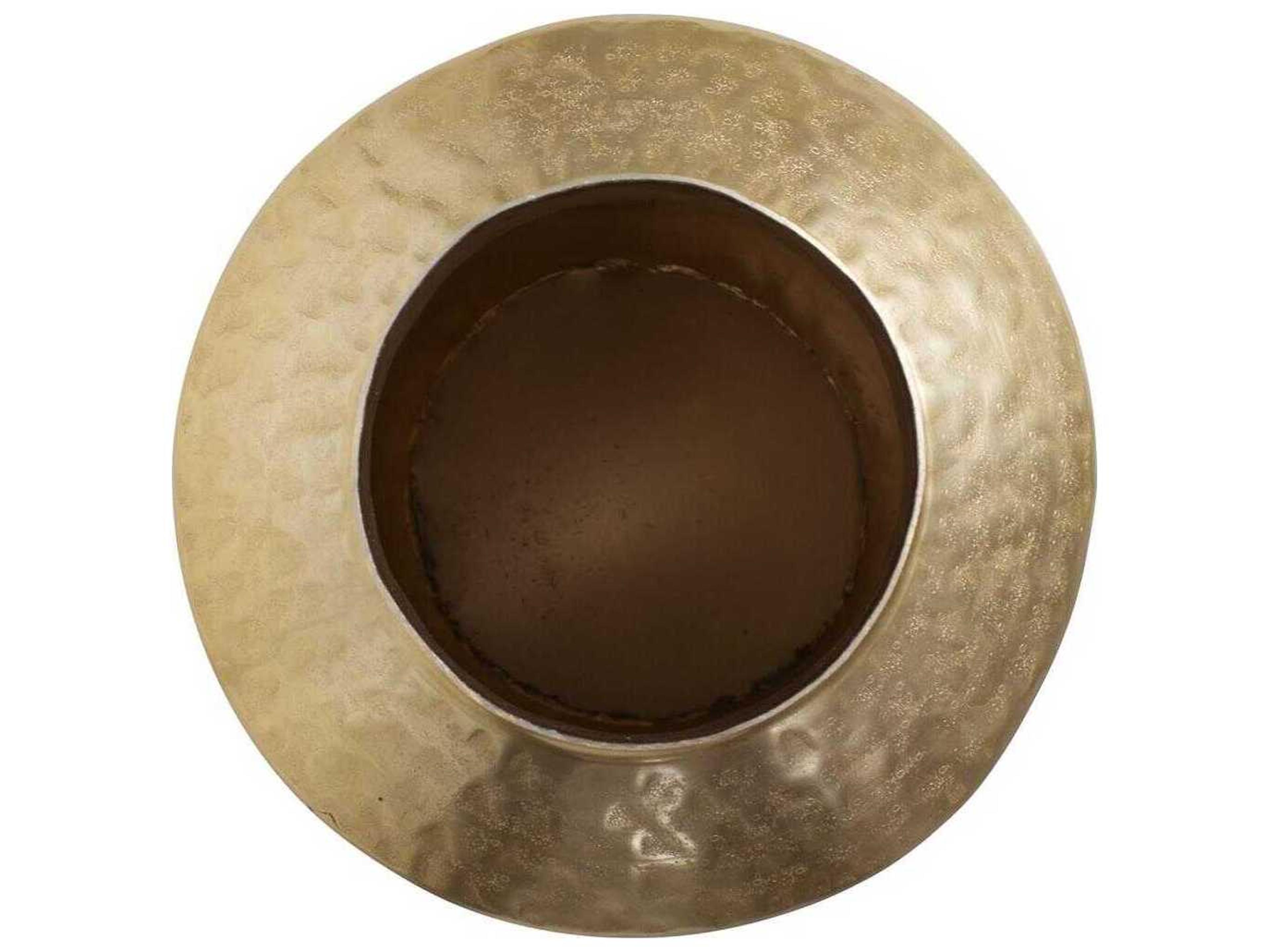 Howard Elliott Espen Matte Gold Wide Mouth Slanted Jar