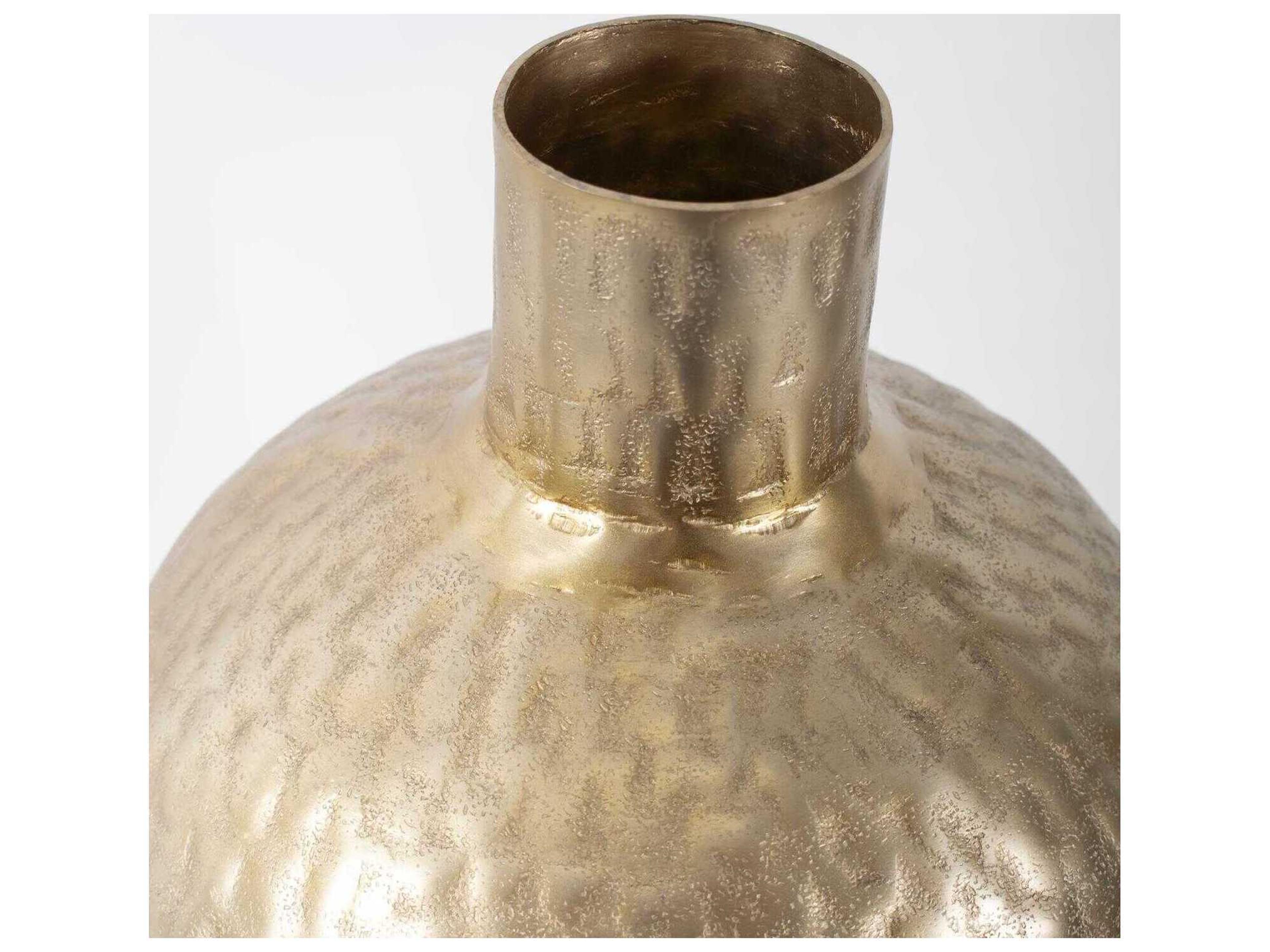 Howard Elliott Espen Matte Gold Straight Necked Bottle