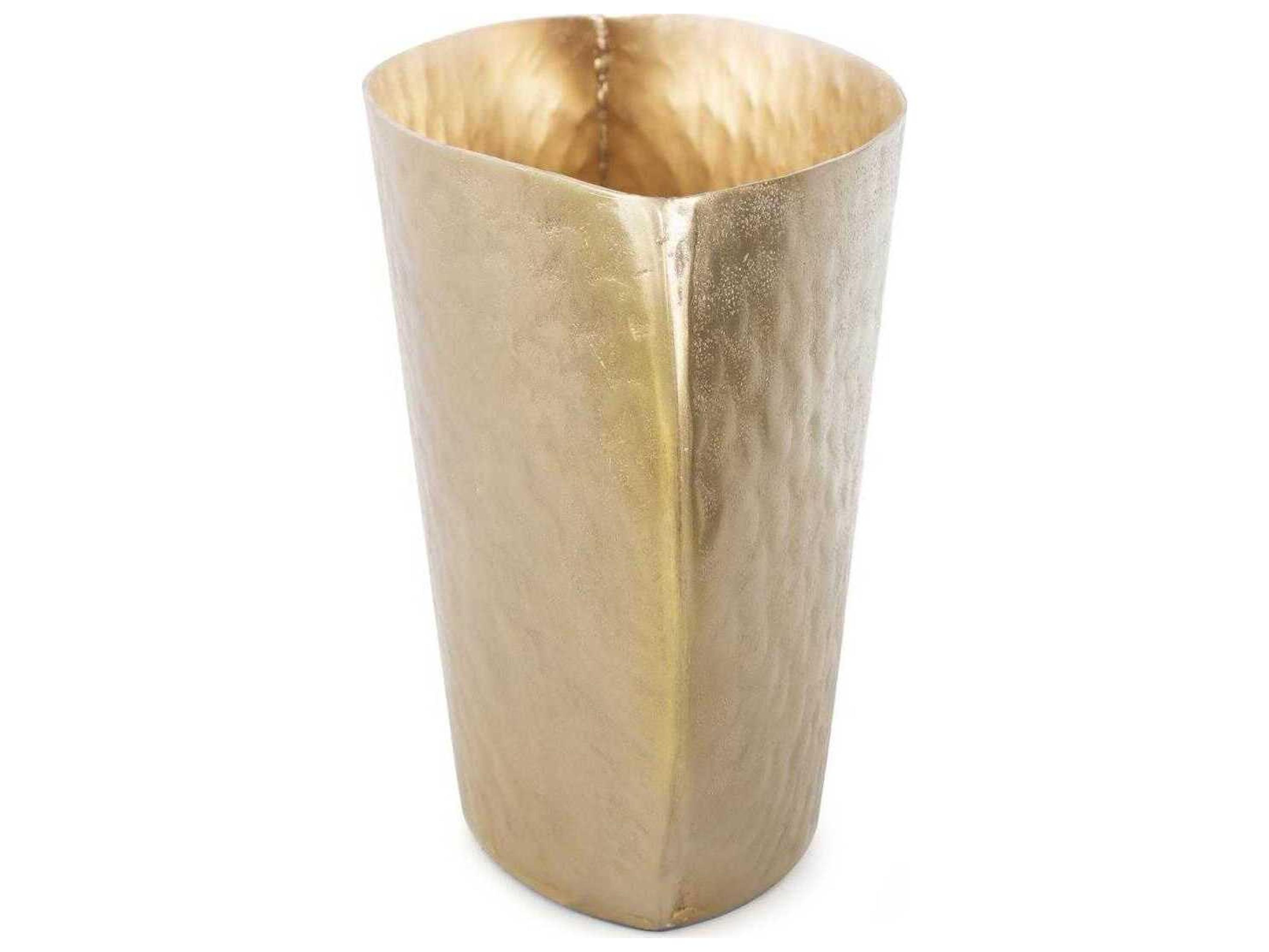 Howard Elliott Espen Matte Gold Oval Decorative Bowl