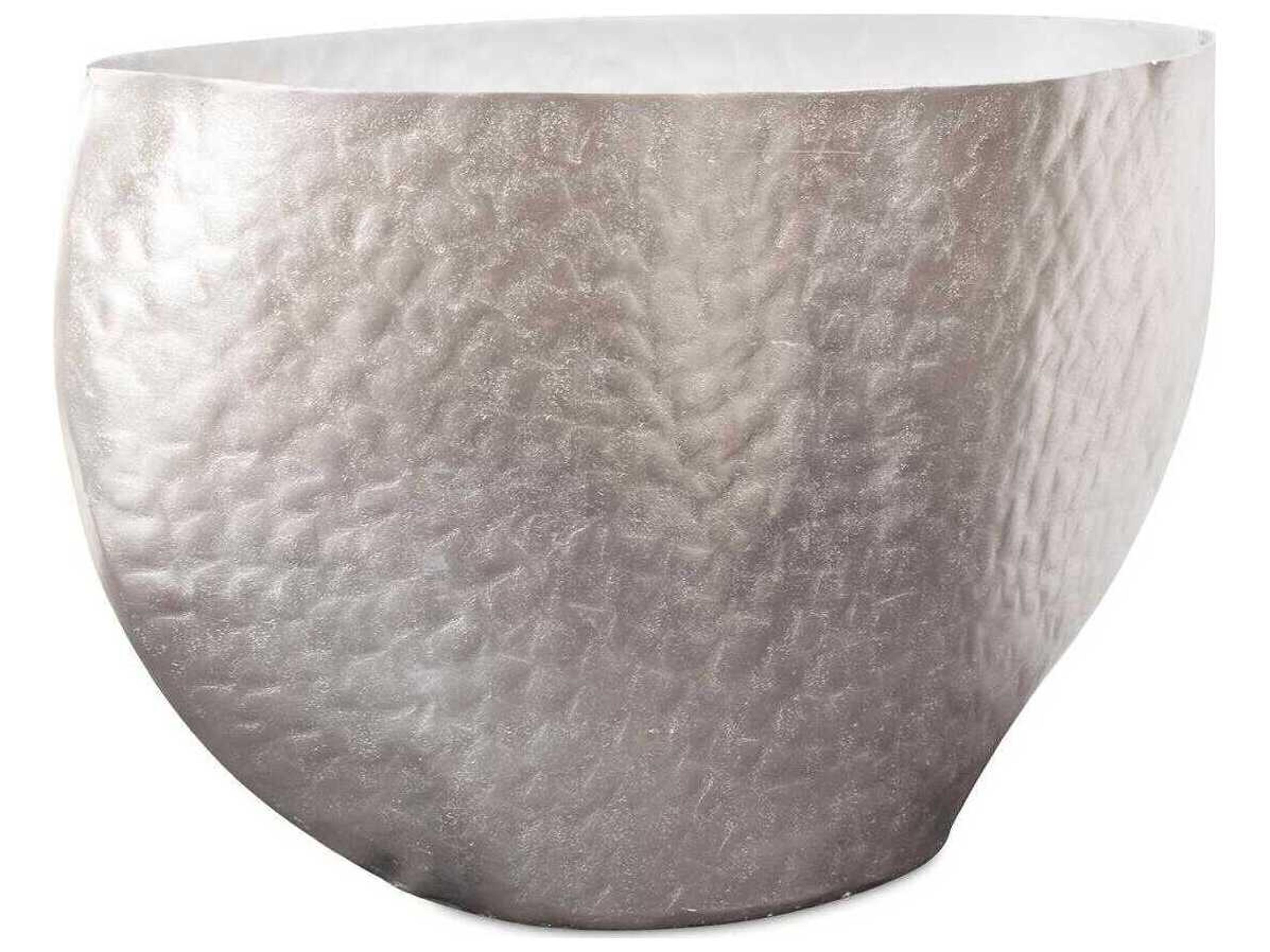 Howard Elliott Espen Bright Silver Oval Decorative Bowl