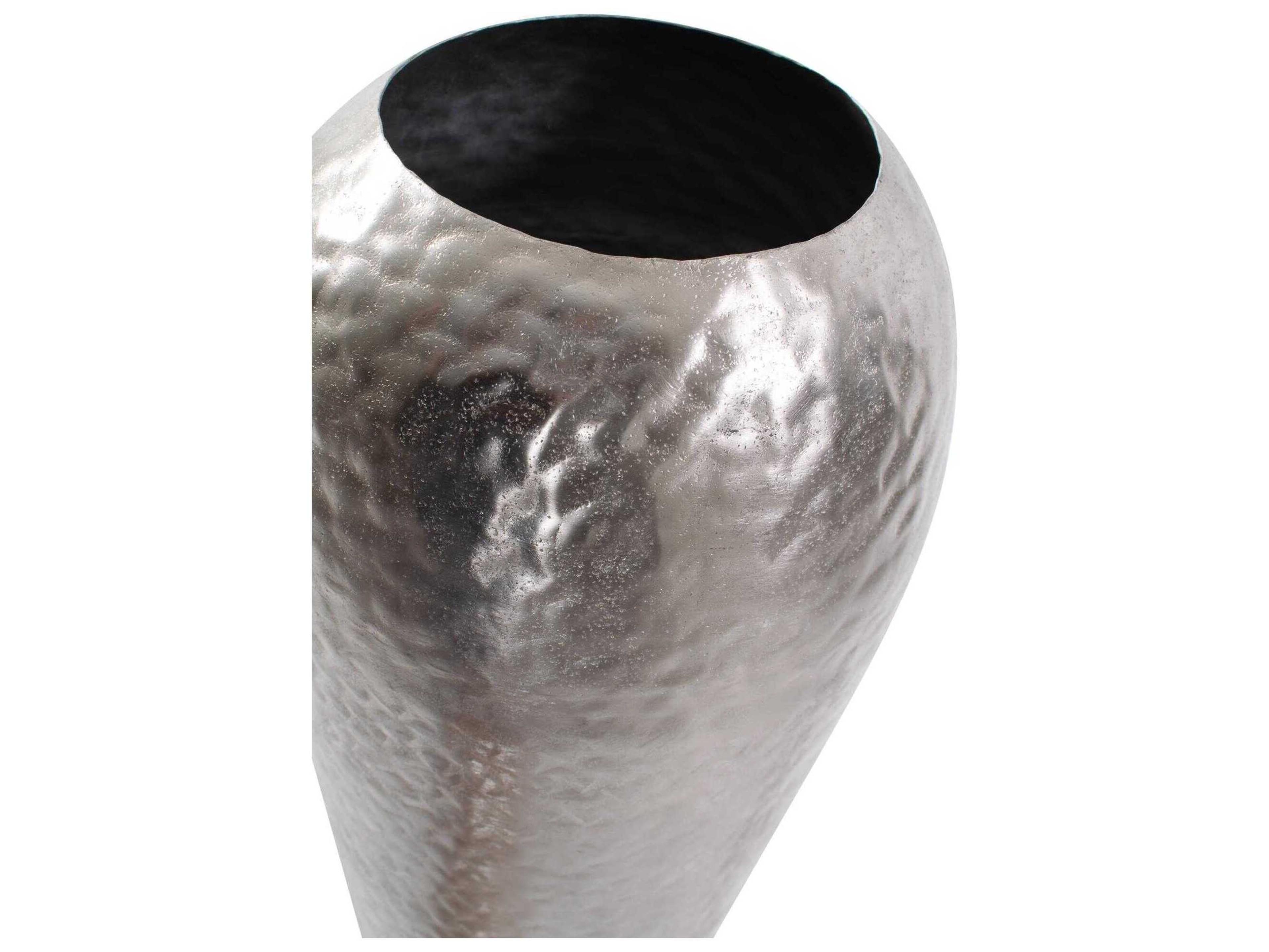 Howard Elliott Espen Bright Silver Classic Vase