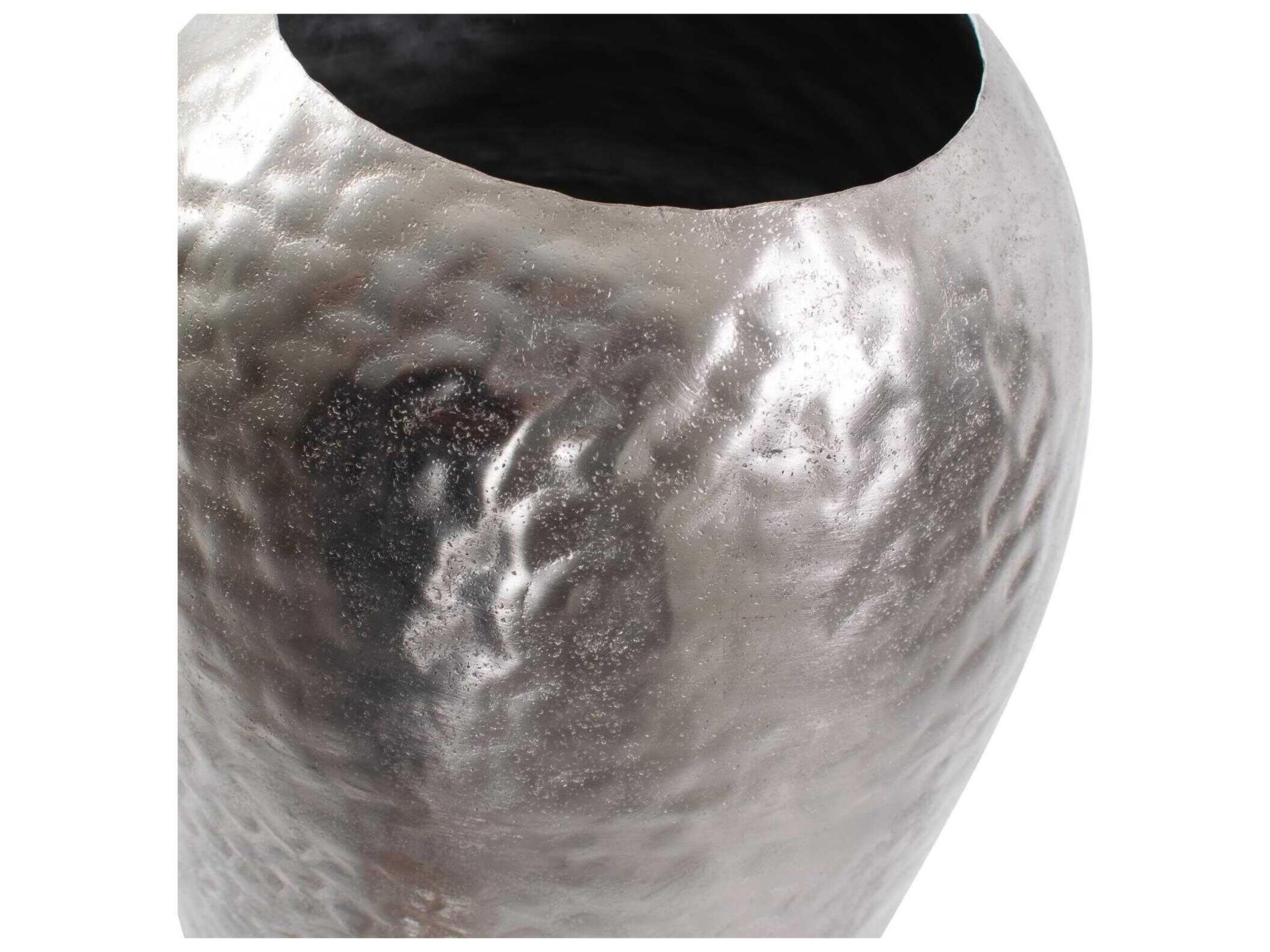 Howard Elliott Espen Bright Silver Classic Vase