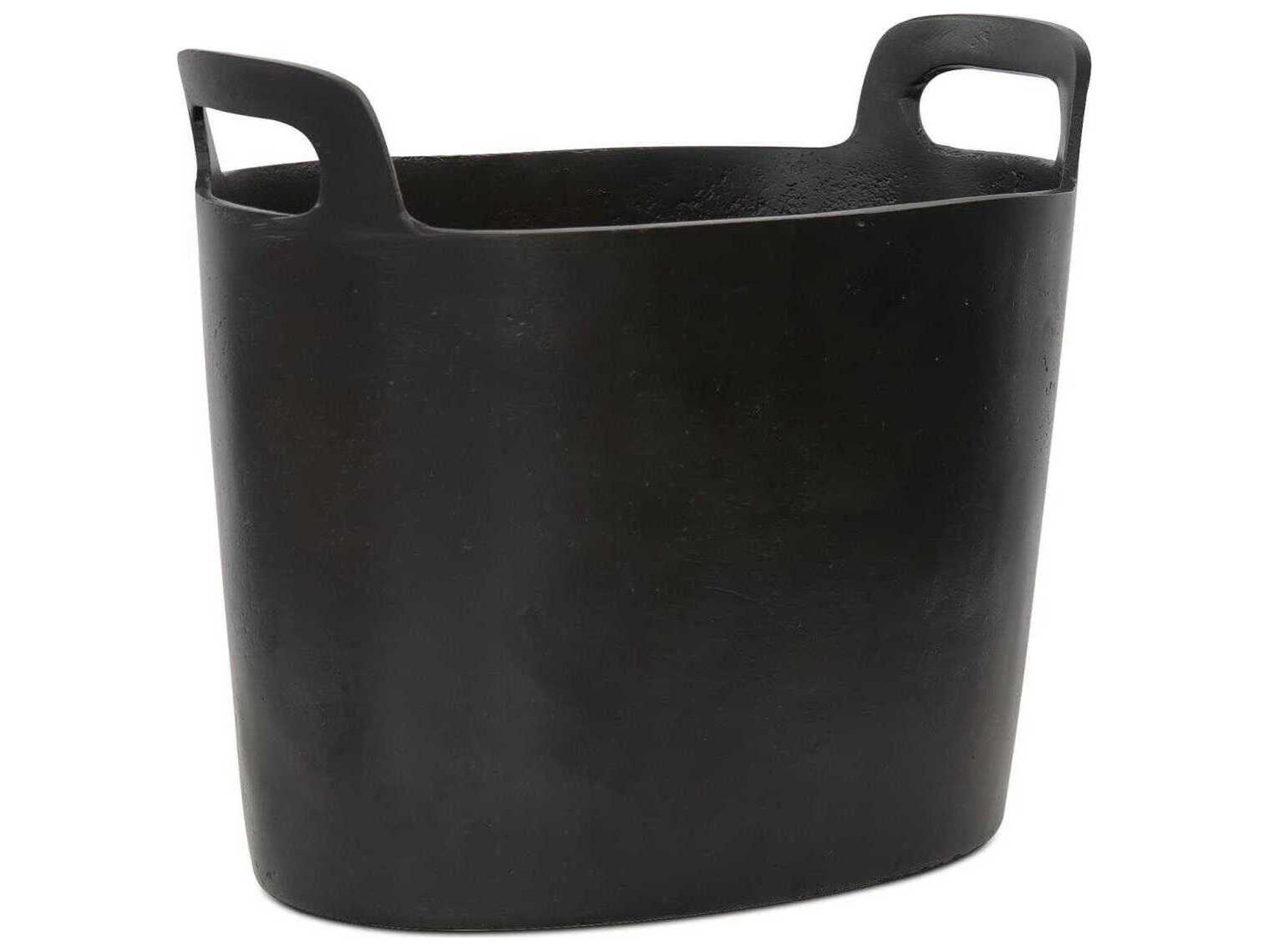 Howard Elliott Zara Ebony Oval Wine Bucket