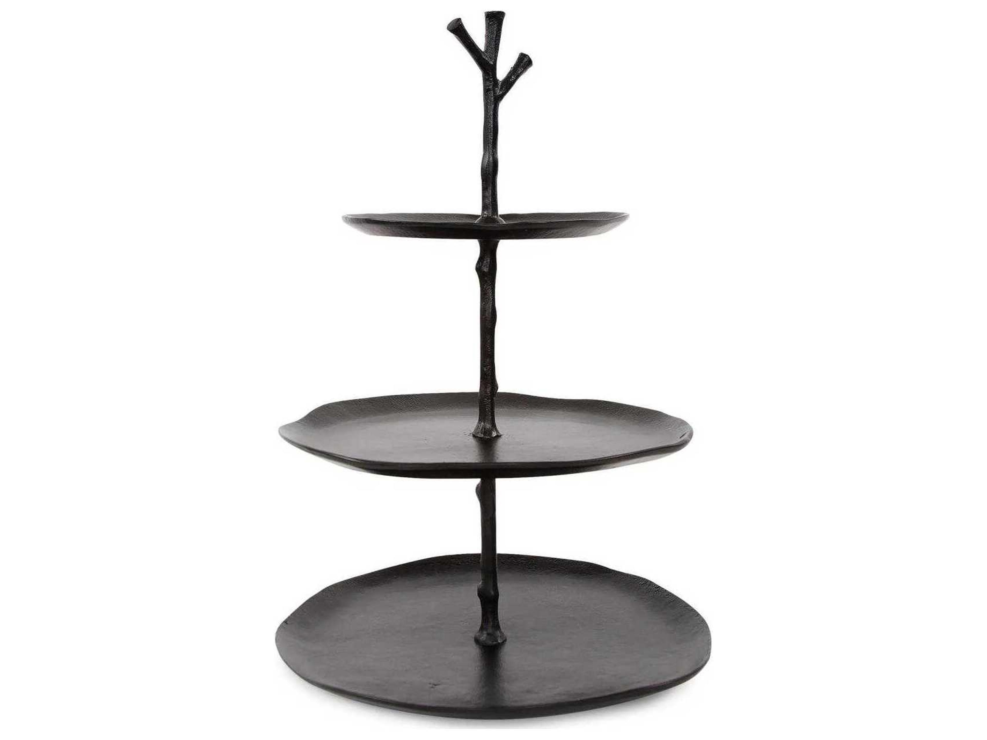 Howard Elliott Zara Three Tiered Contemporary Display Stand