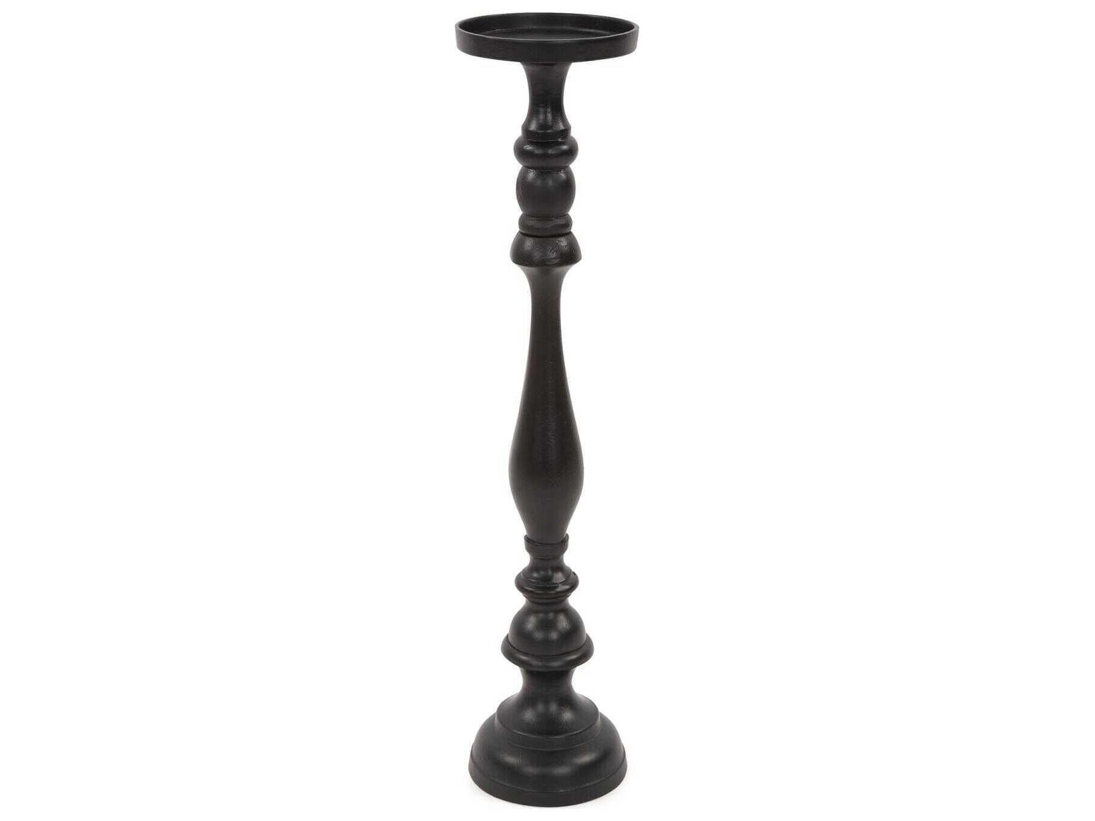 Howard Elliott Zara Ebony Extra Large Pillar Candle Holder