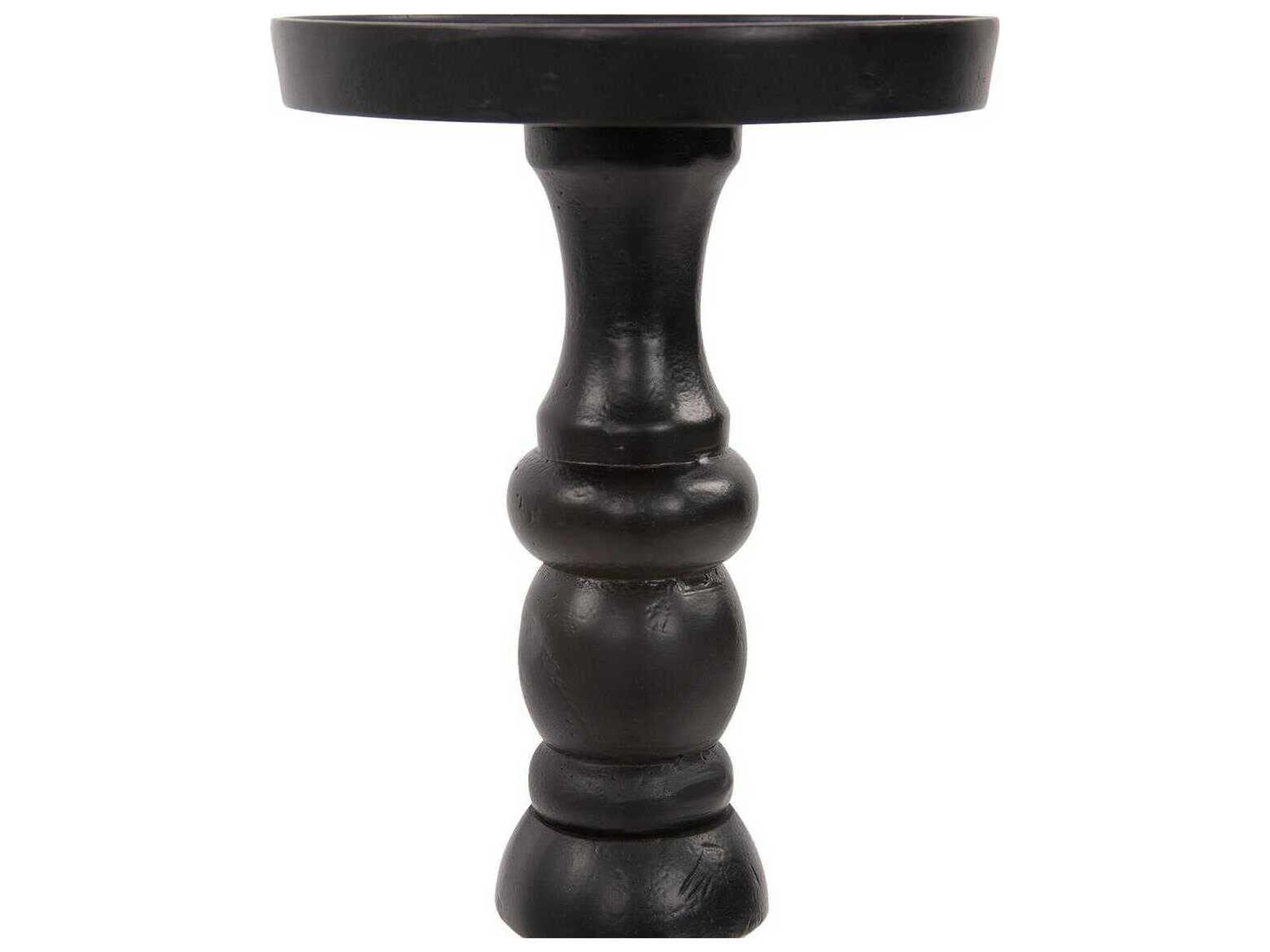 Howard Elliott Zara Ebony Extra Large Pillar Candle Holder