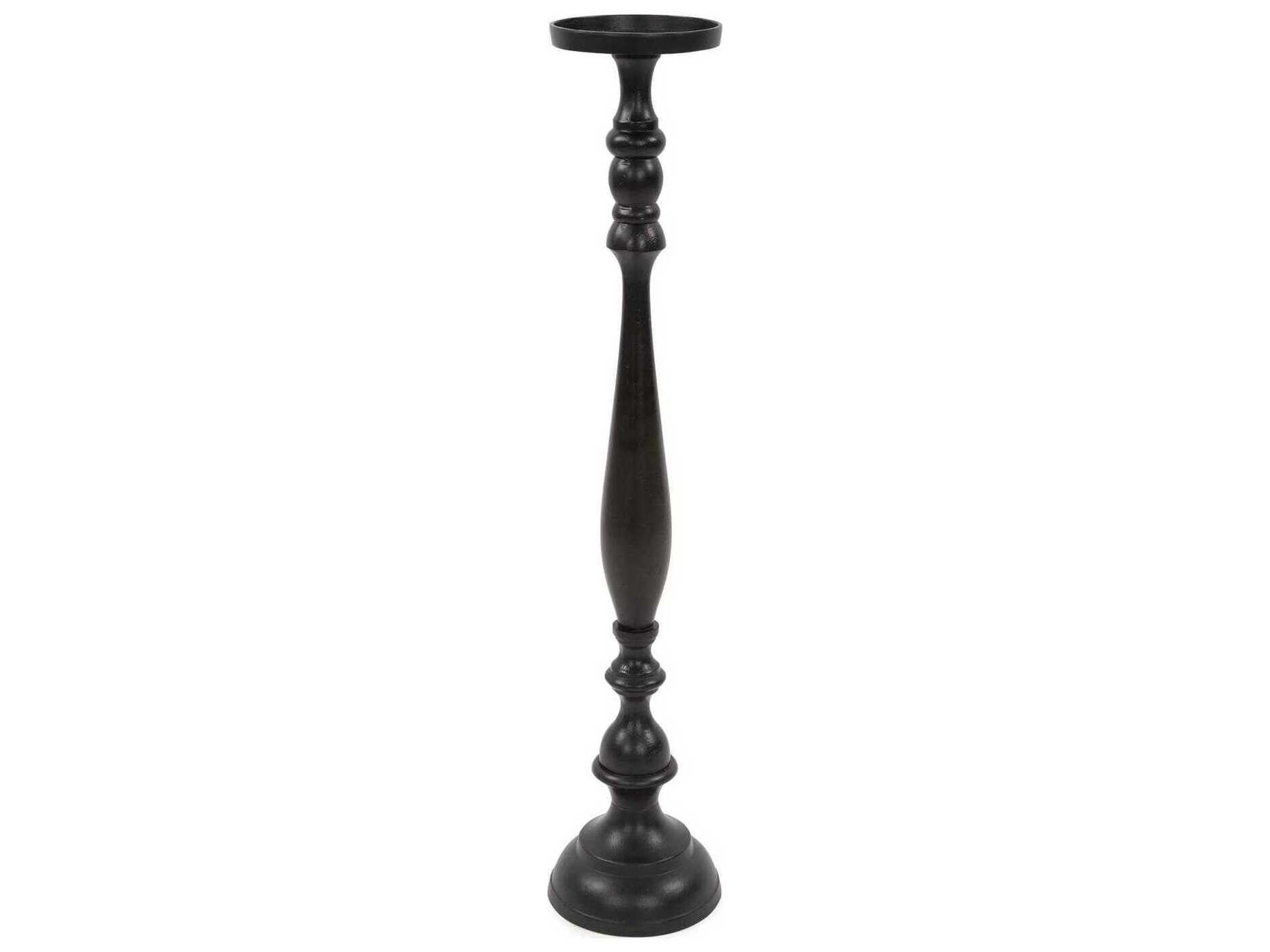 Howard Elliott Zara Ebony Extra Large Pillar Candle Holder