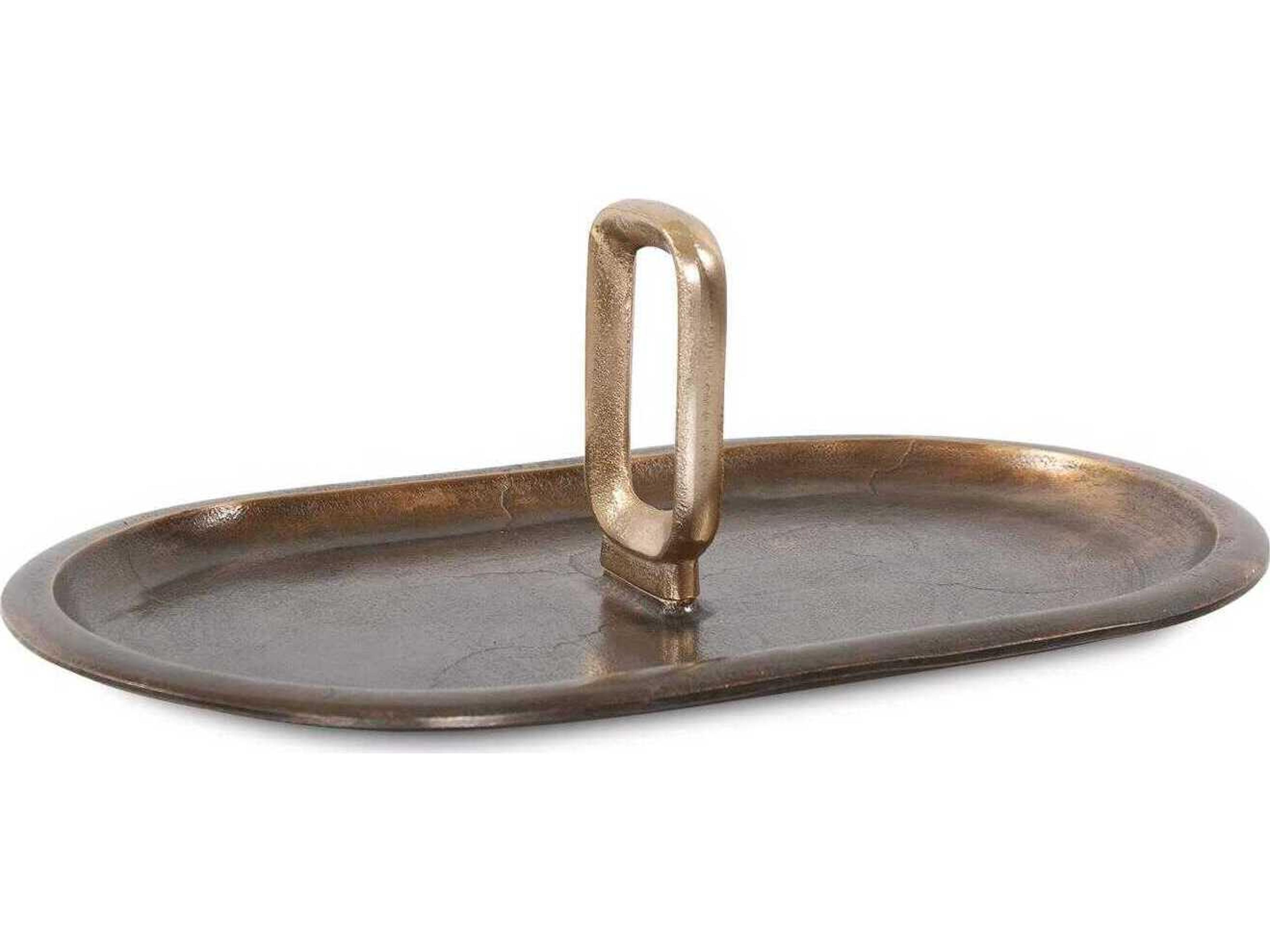 Howard Elliott Golden Ore Oval with Handle