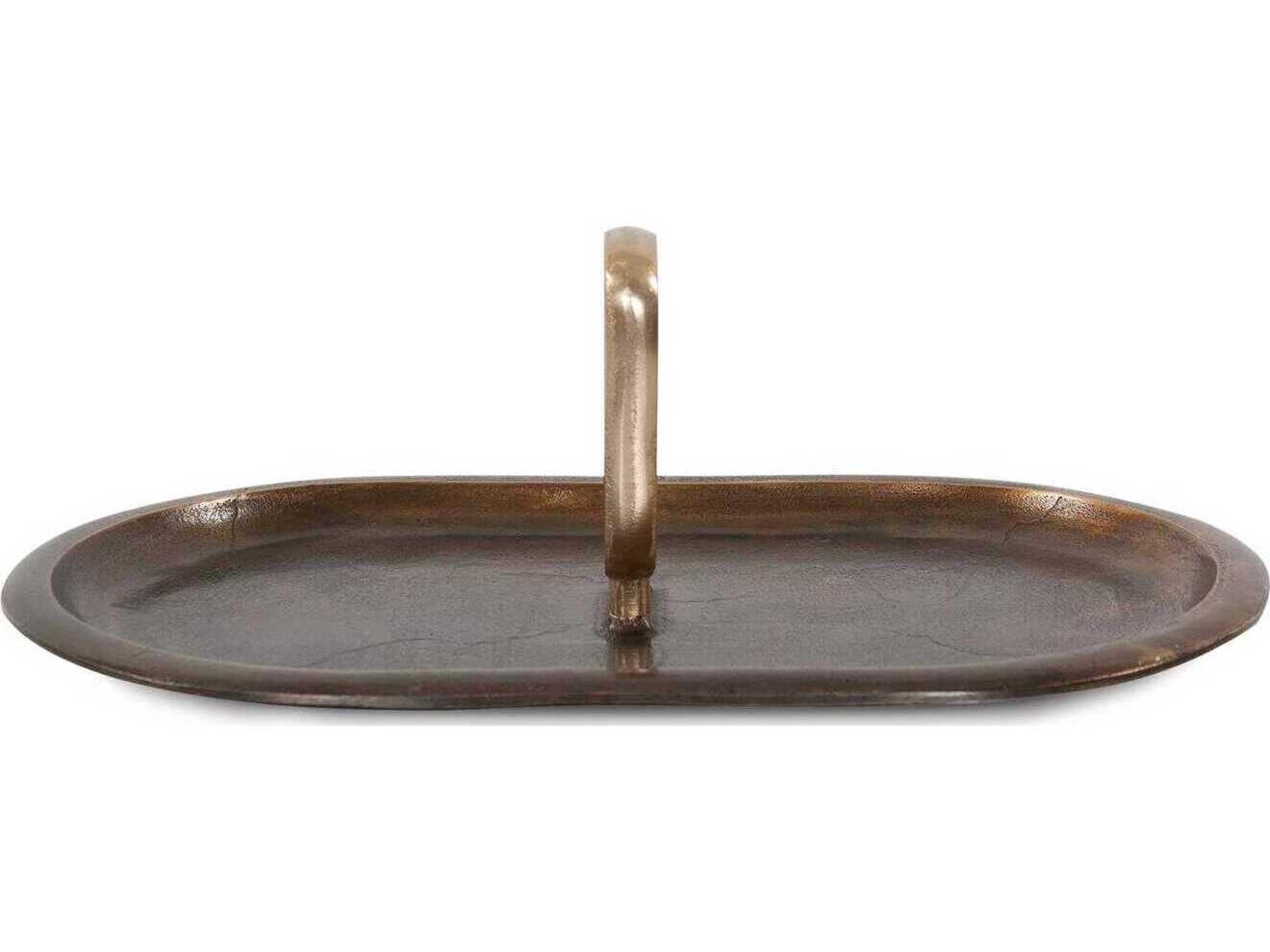 Howard Elliott Golden Ore Oval with Handle