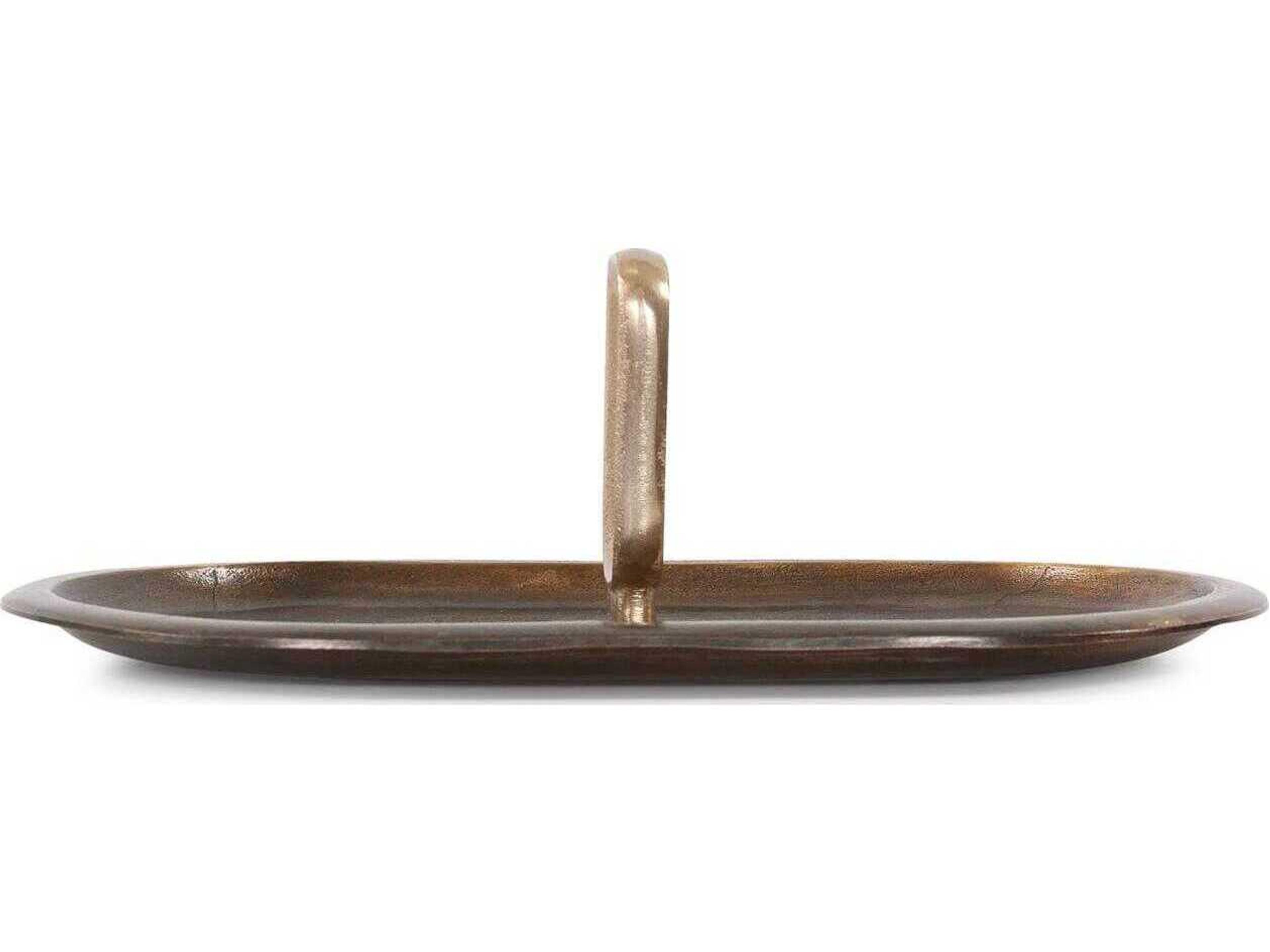 Howard Elliott Golden Ore Oval with Handle