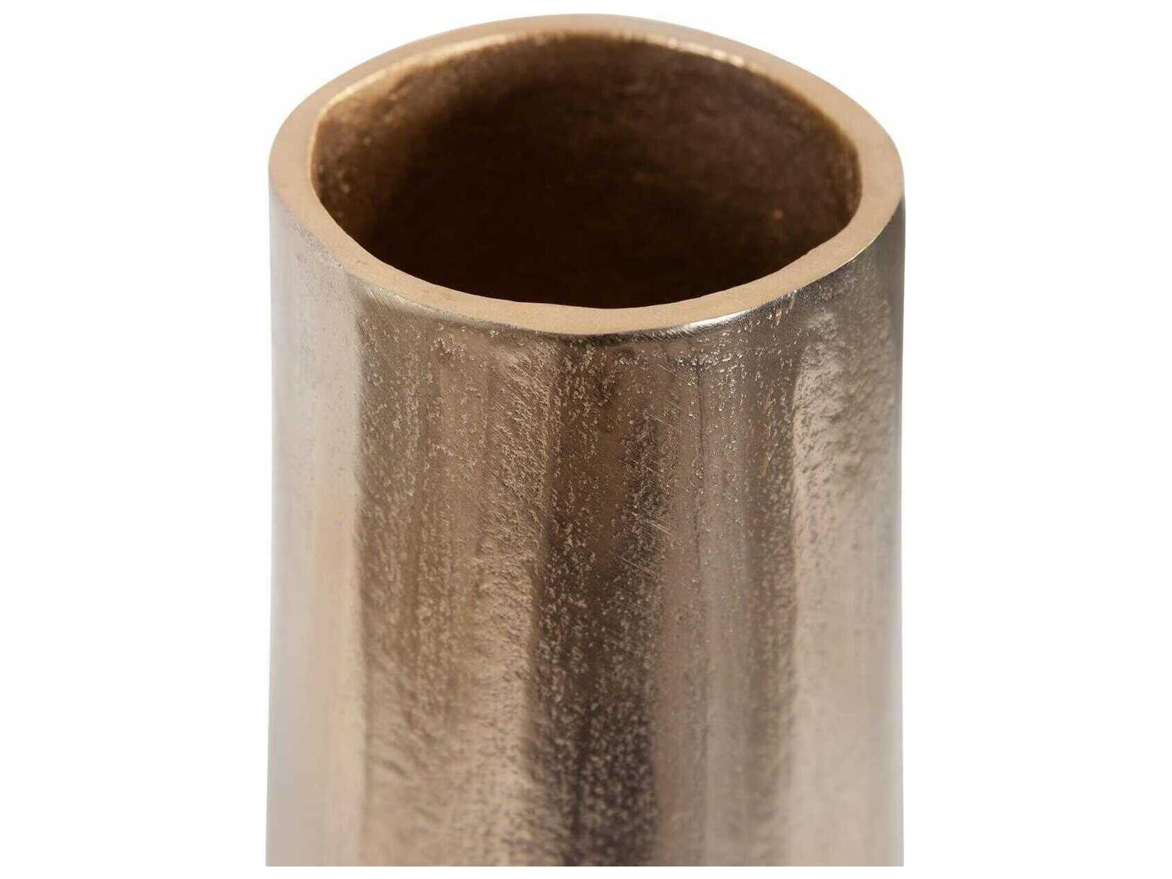 Howard Elliott Golden Bronze Torpedo Shape Vase