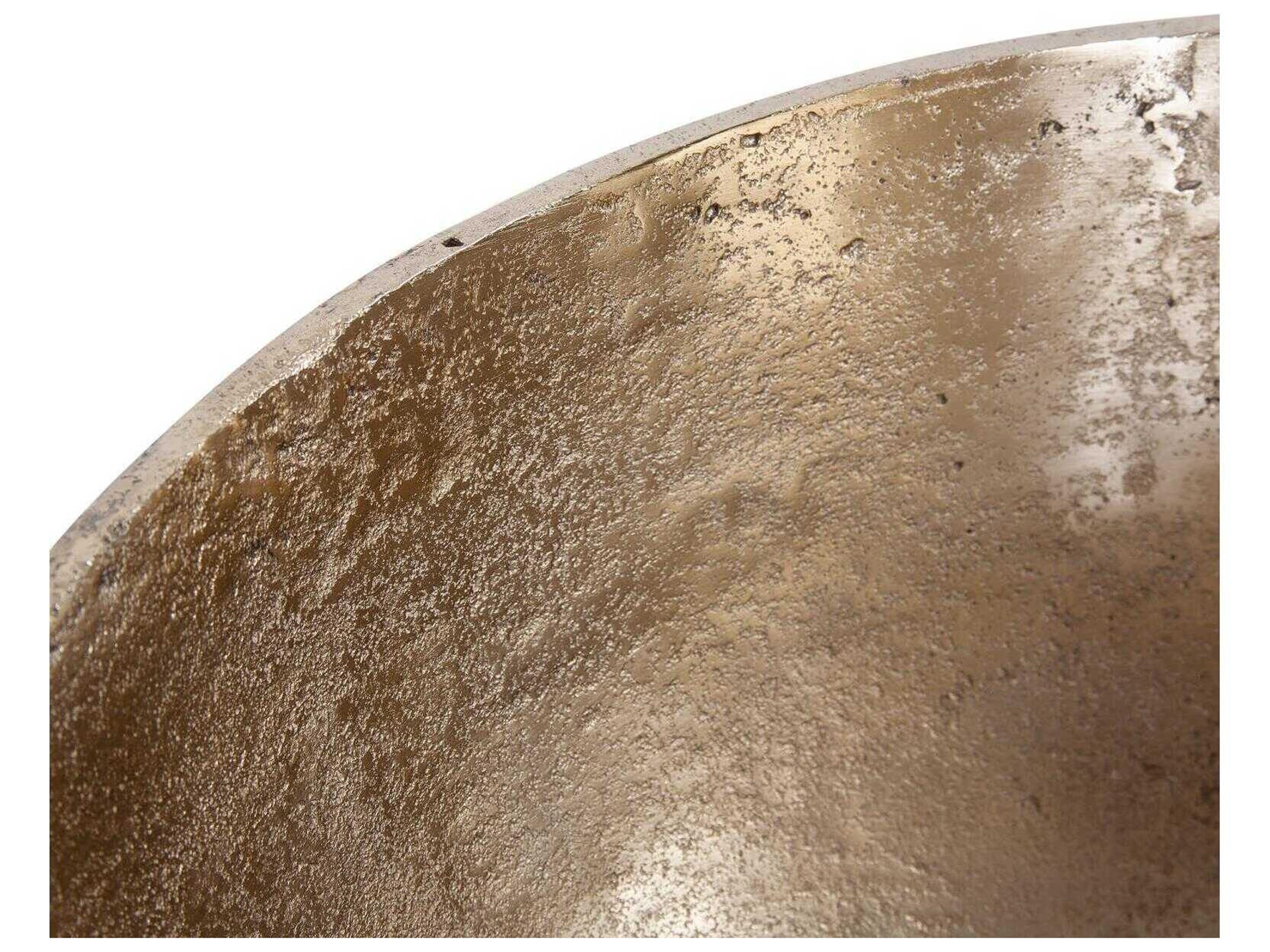 Howard Elliott Golden Ore Large Champagne Serving Decorative Bowl