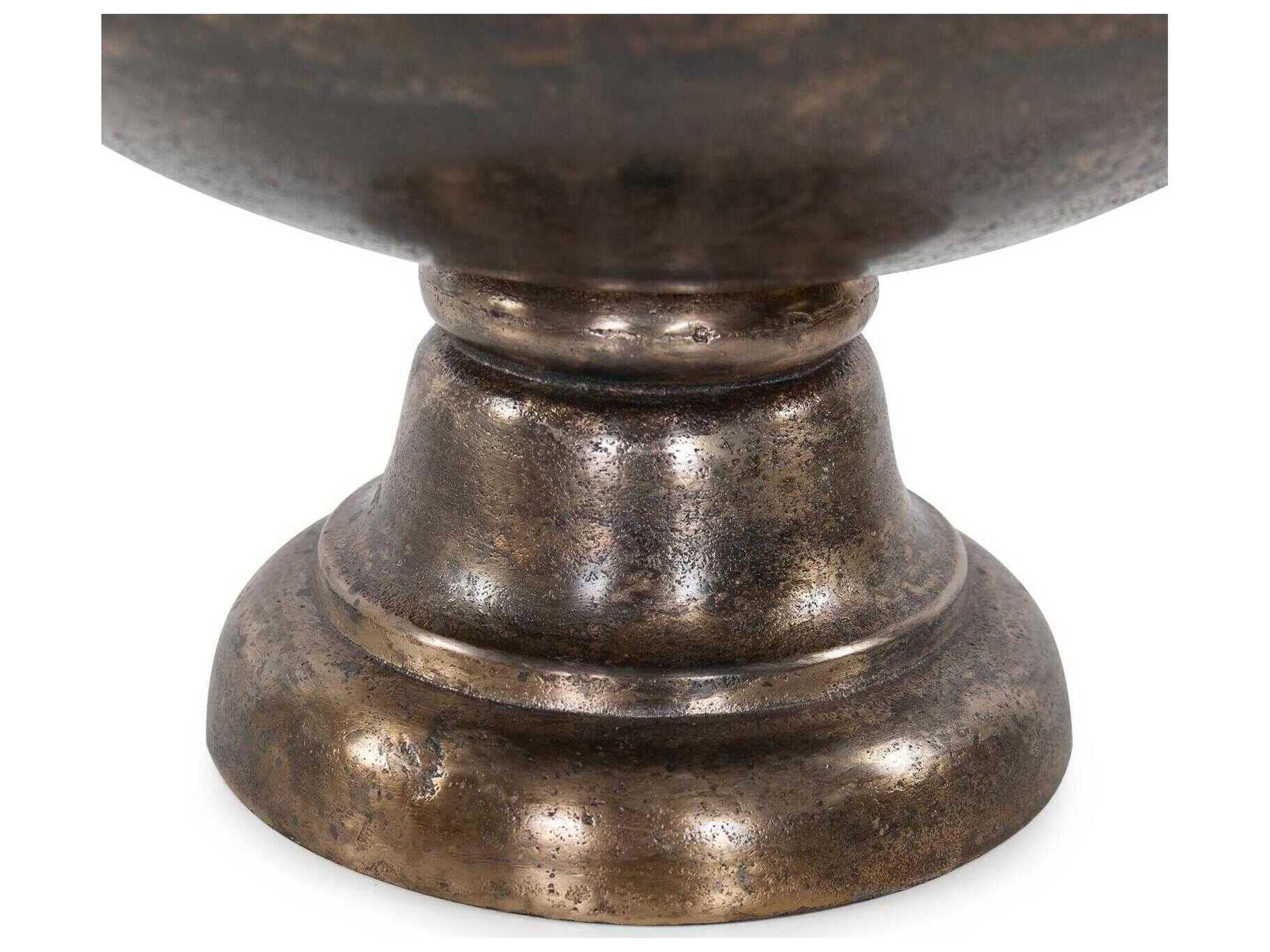 Howard Elliott Golden Ore Large Champagne Serving Decorative Bowl