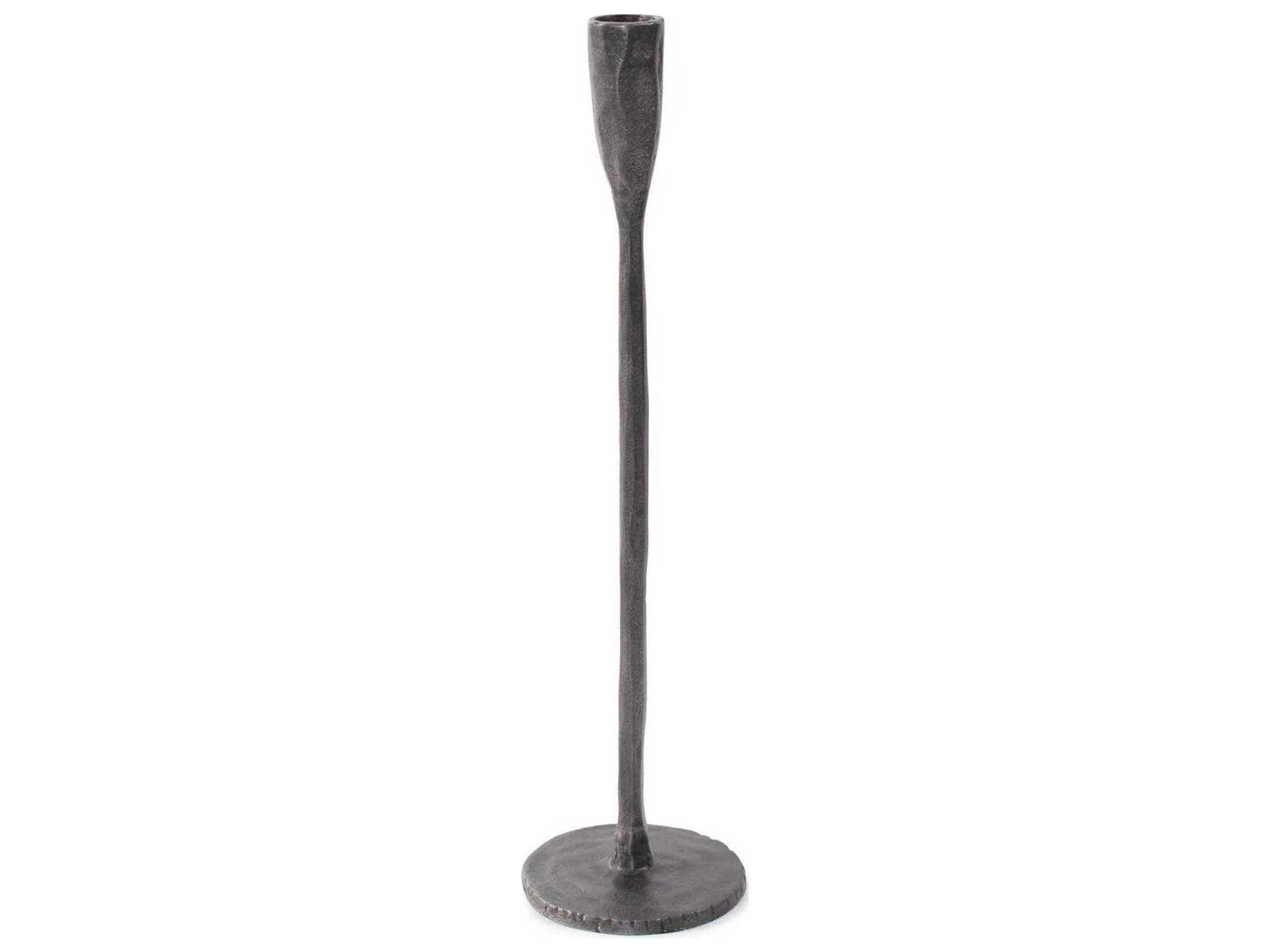Asher Ebony Sculpted Candle Holder