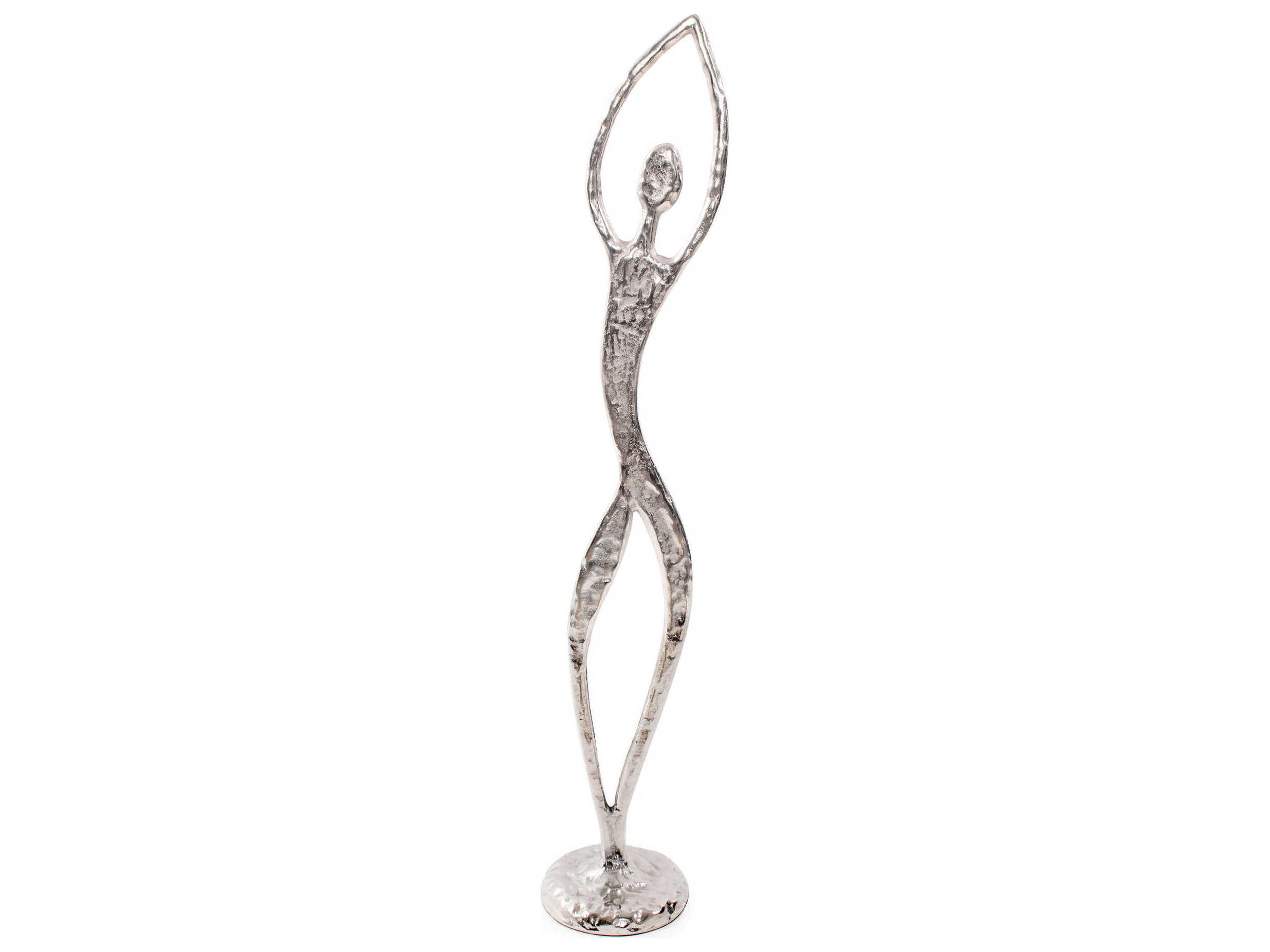 Howard Elliott Silver Free Spirited Dancer Sculpture