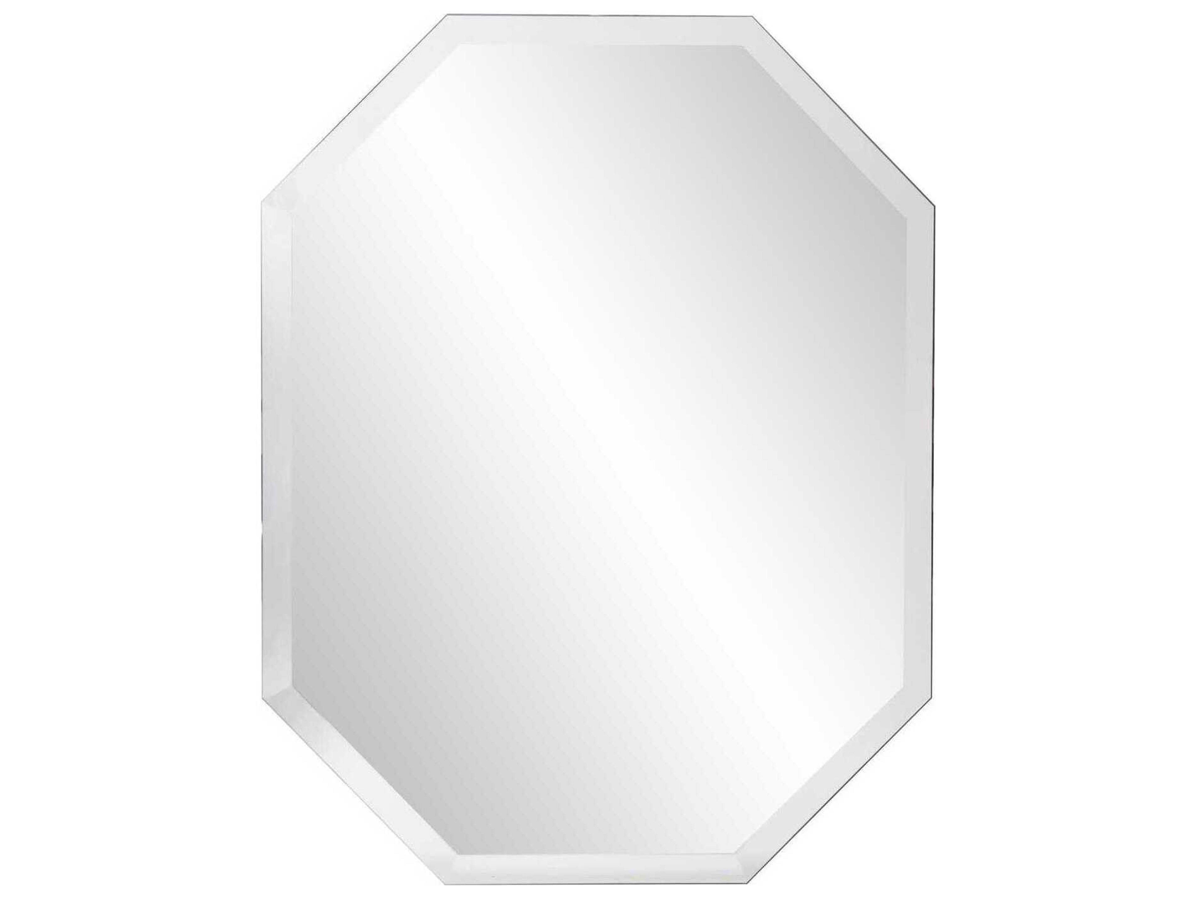 Howard Elliott Octagonal Silver Wall Mirror