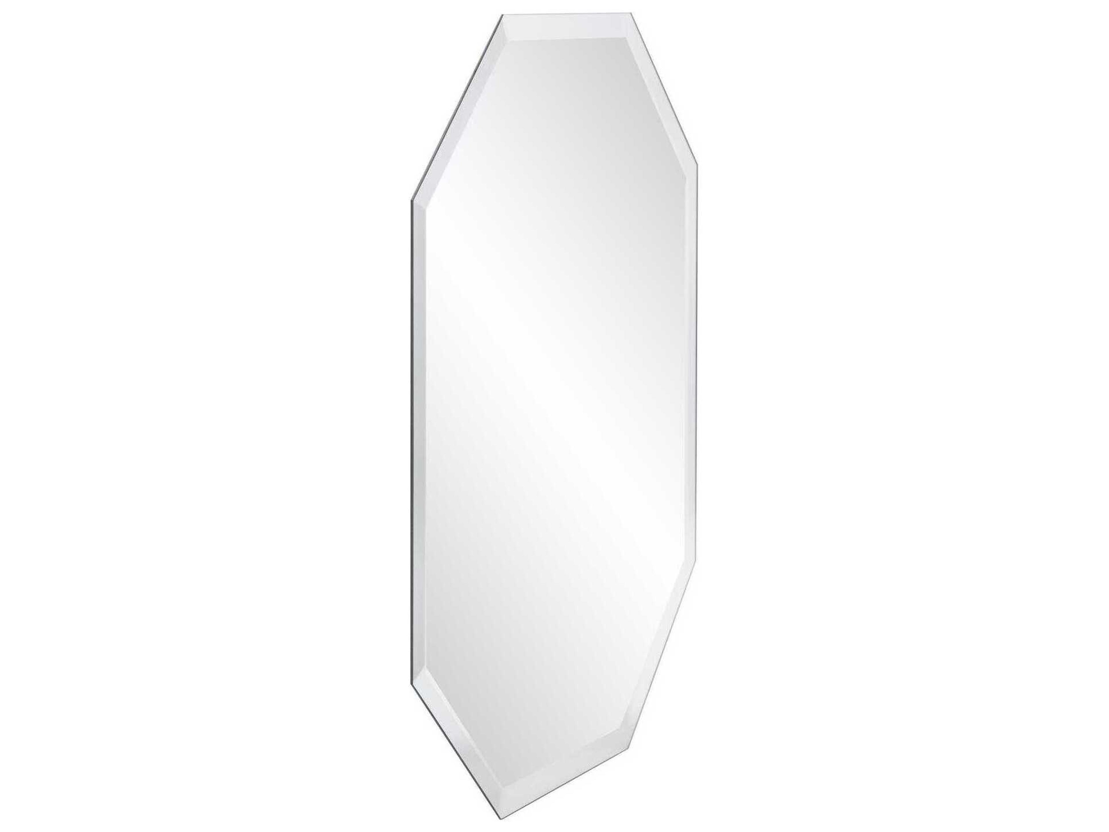 Howard Elliott Octagonal Silver Wall Mirror