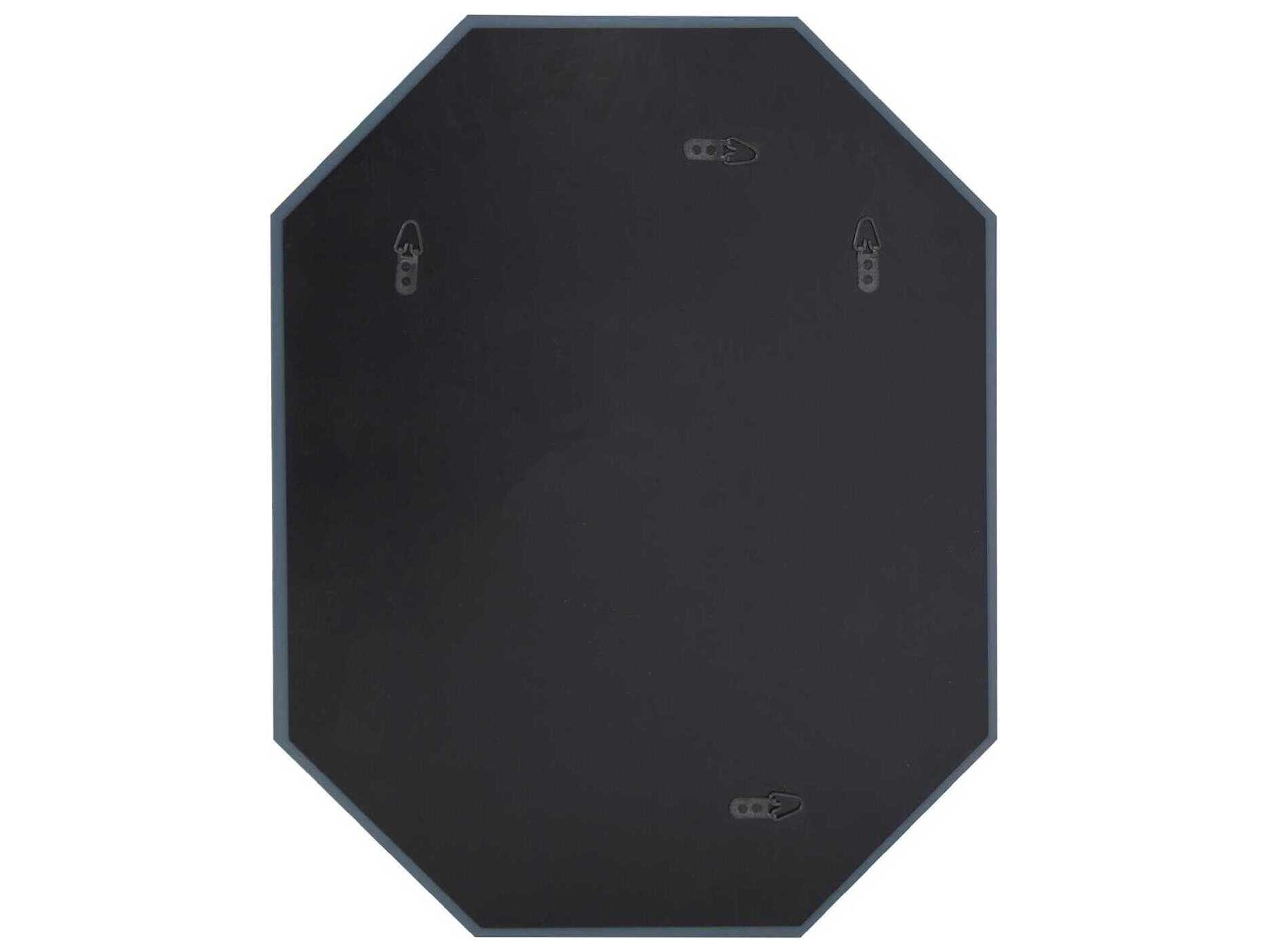 Howard Elliott Octagonal Silver Wall Mirror