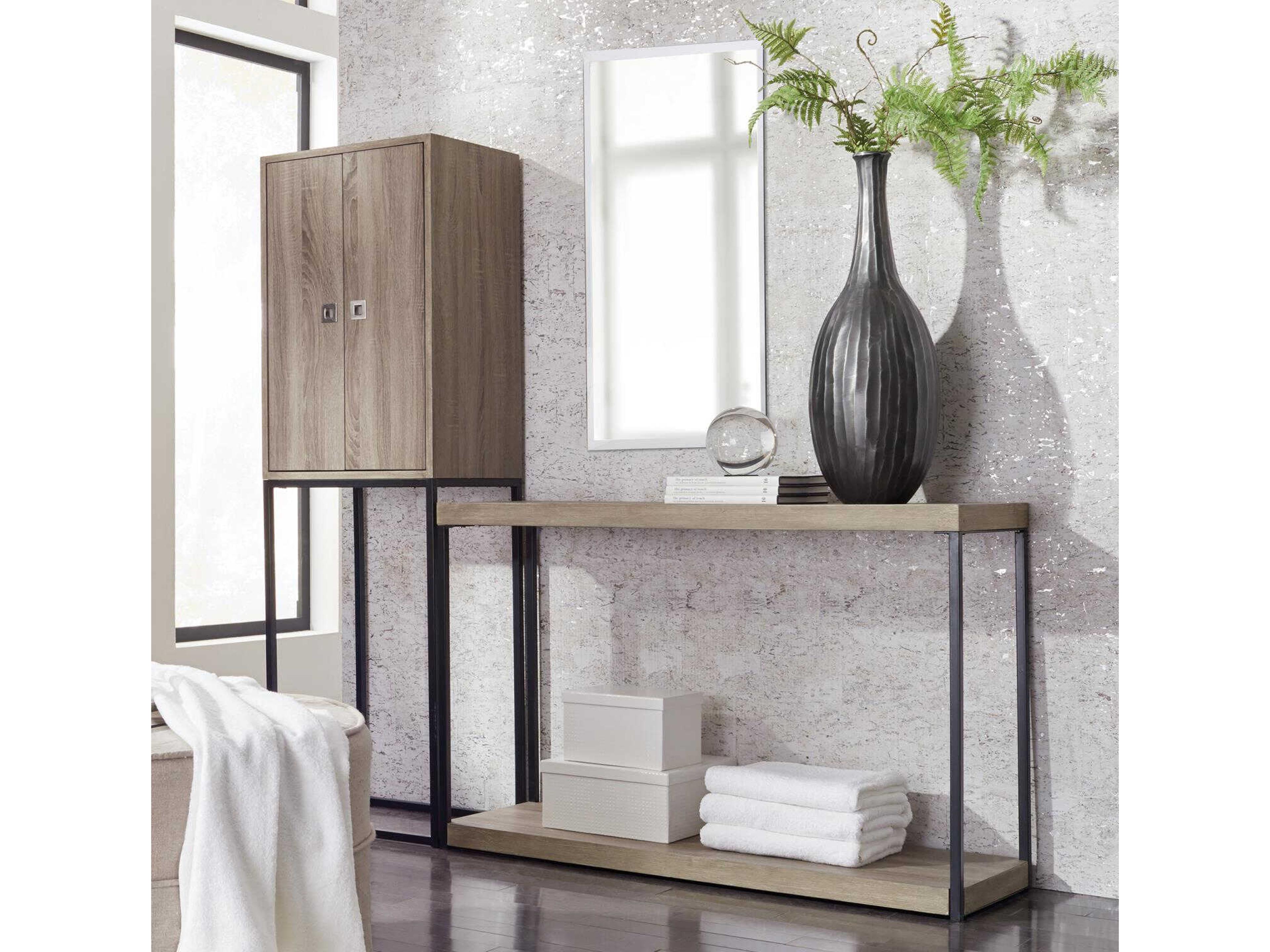 Howard Elliott Silver Rectangular Wall Mirror