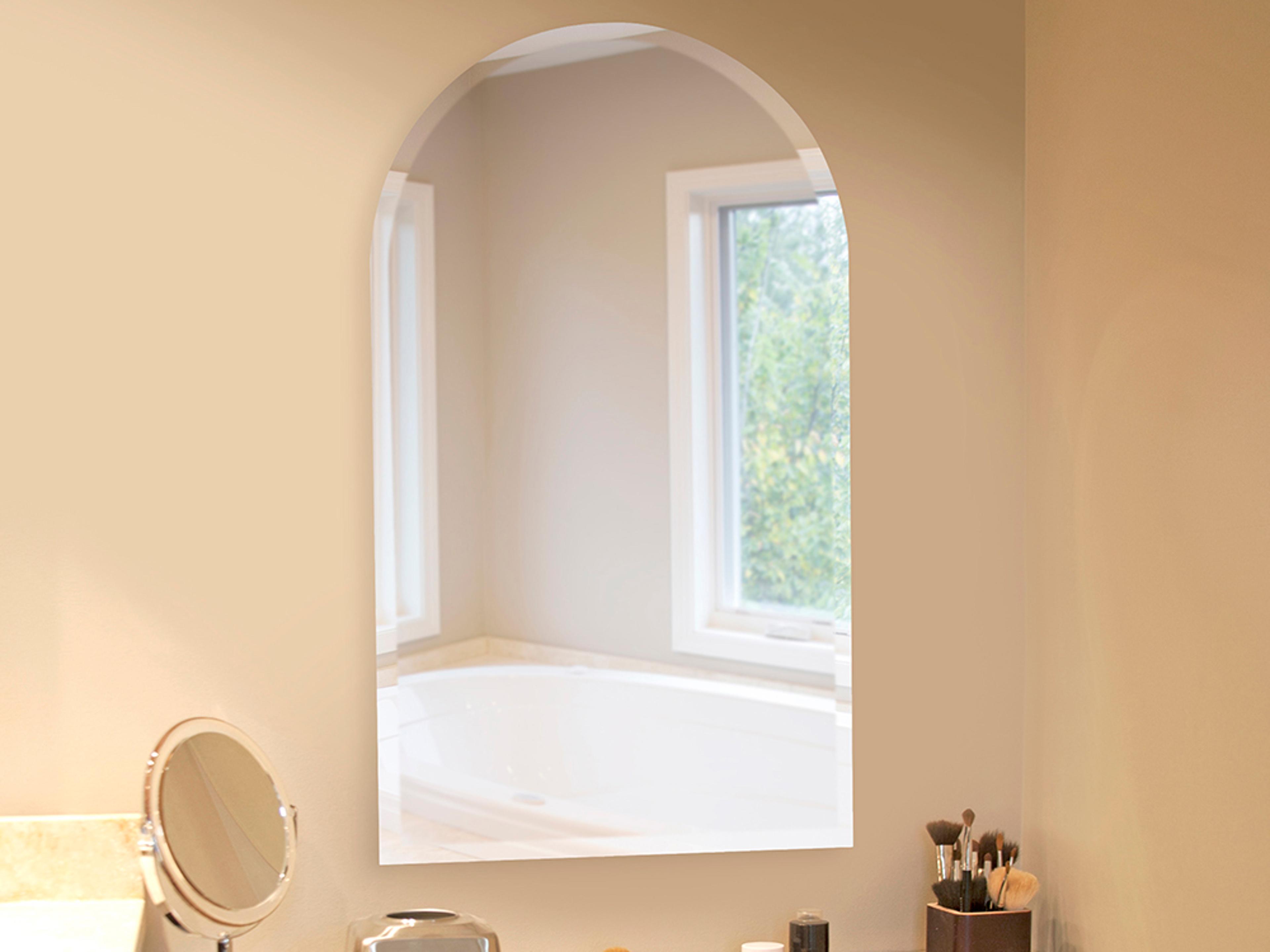 Howard Elliott Frameless Mirrored Wall Mirror