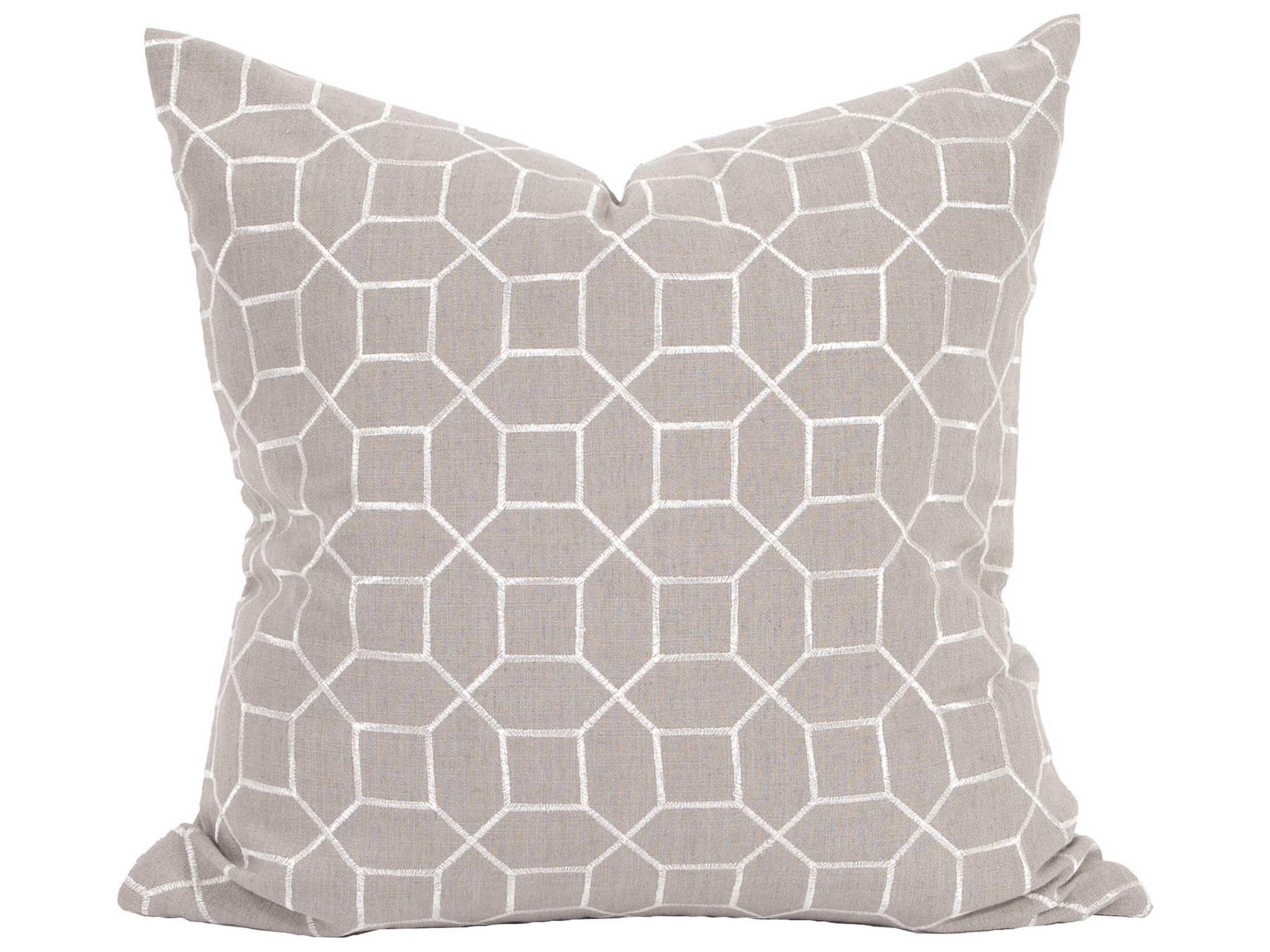 Davida Kay Trellis Slate 24" x 24" Pillow