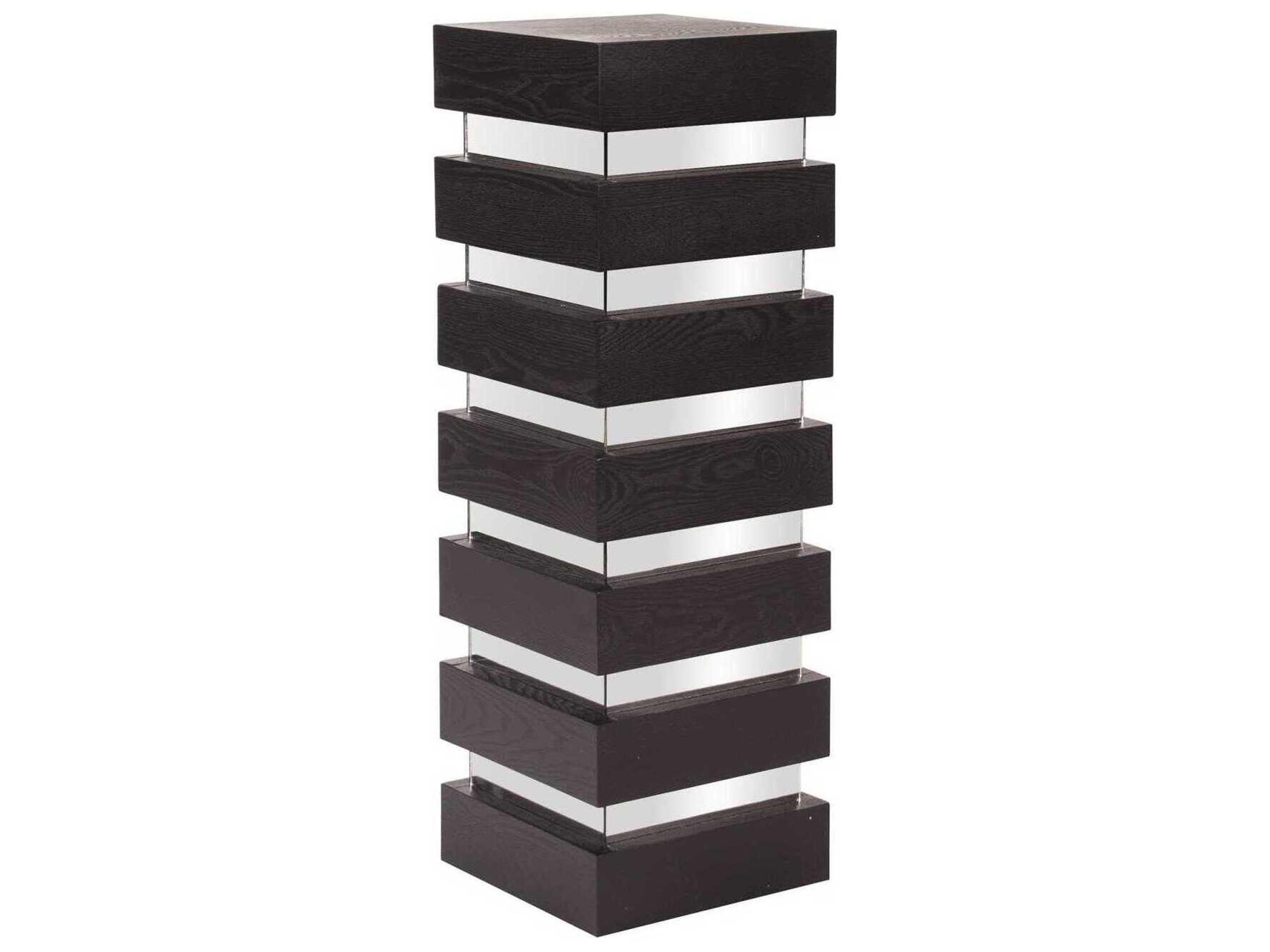 Howard Elliott Square Wood Espresso End Table