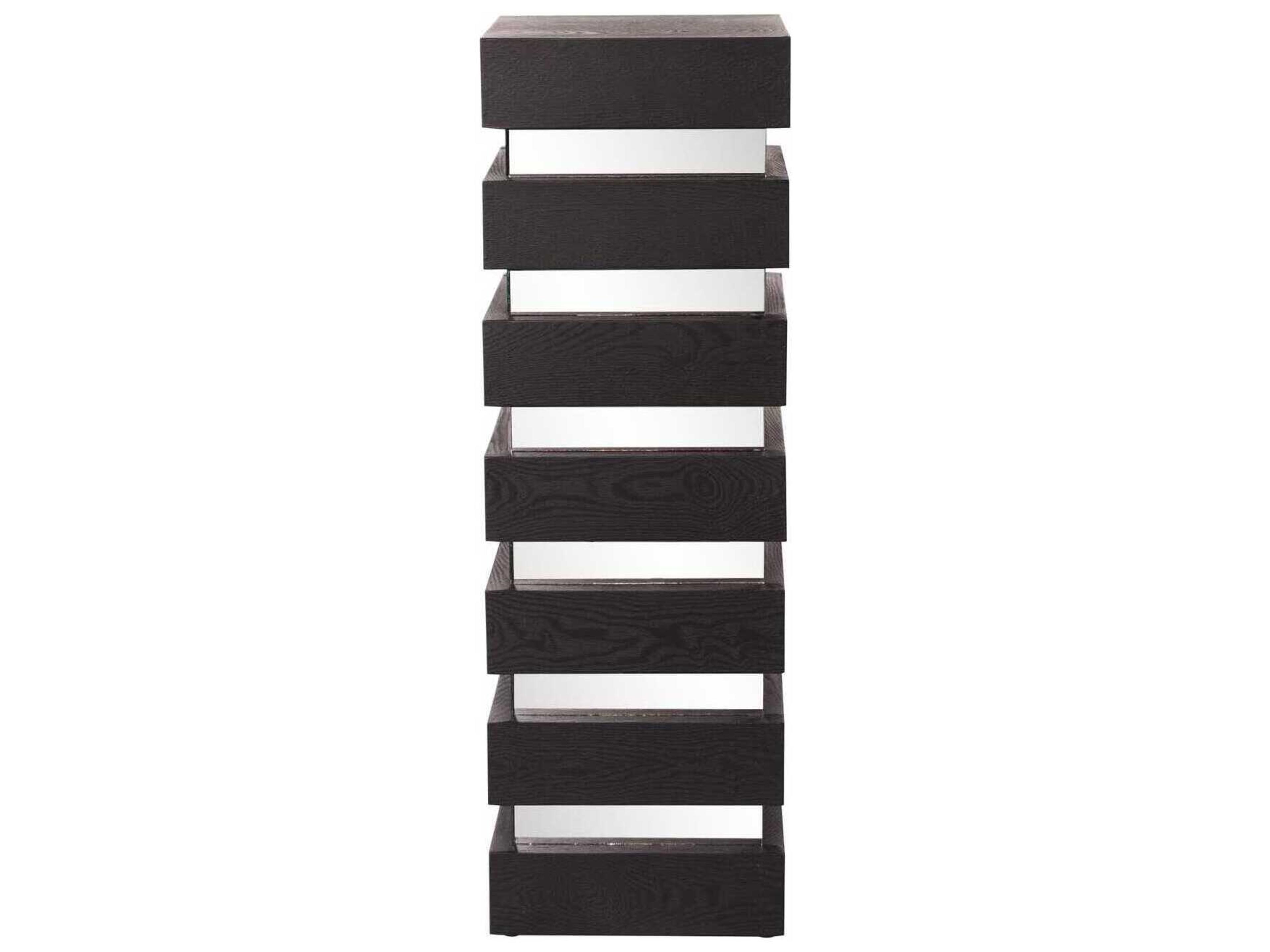 Howard Elliott Square Wood Espresso End Table