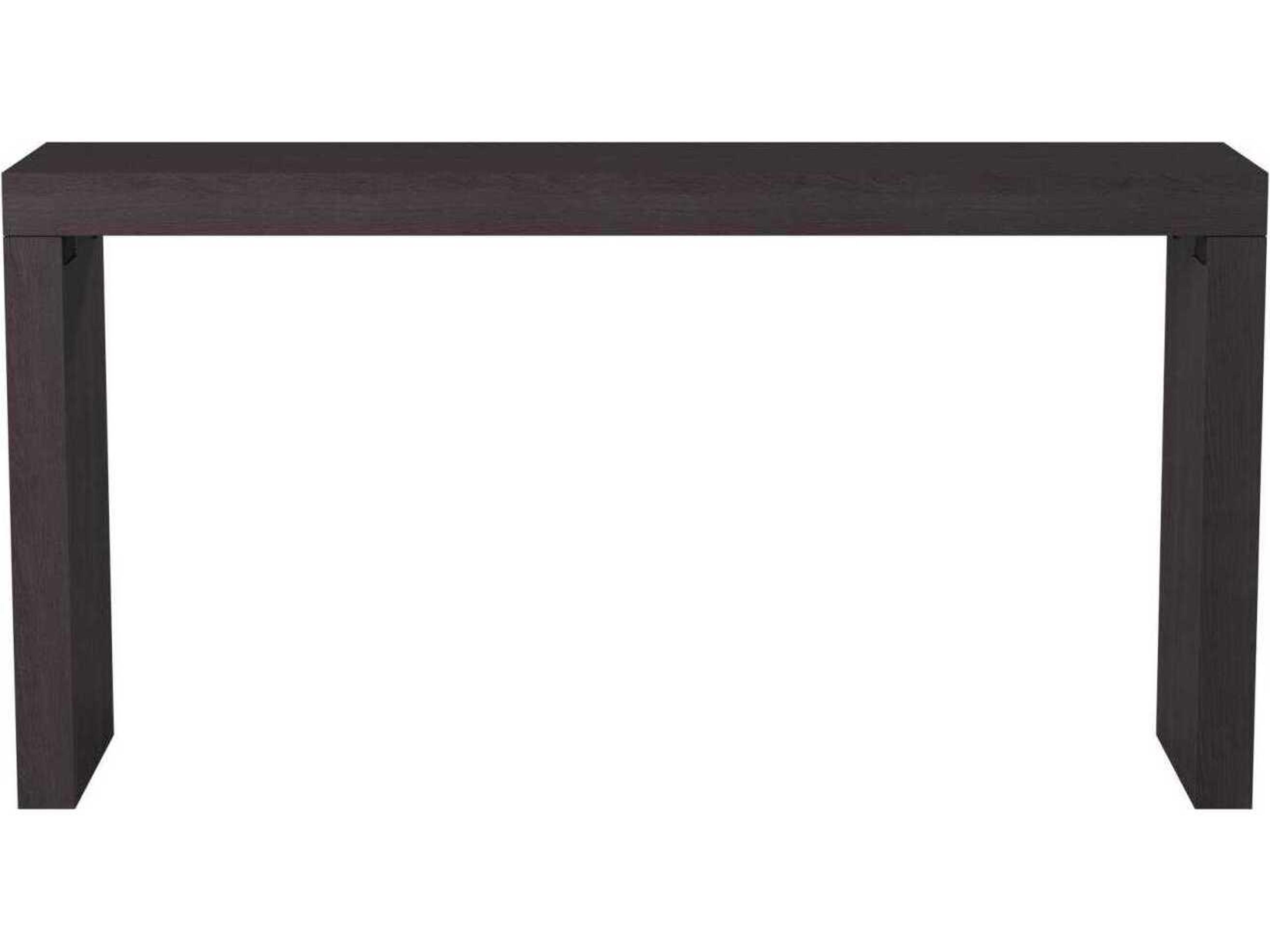 Howard Elliott Rectangular Wood Black Console Table