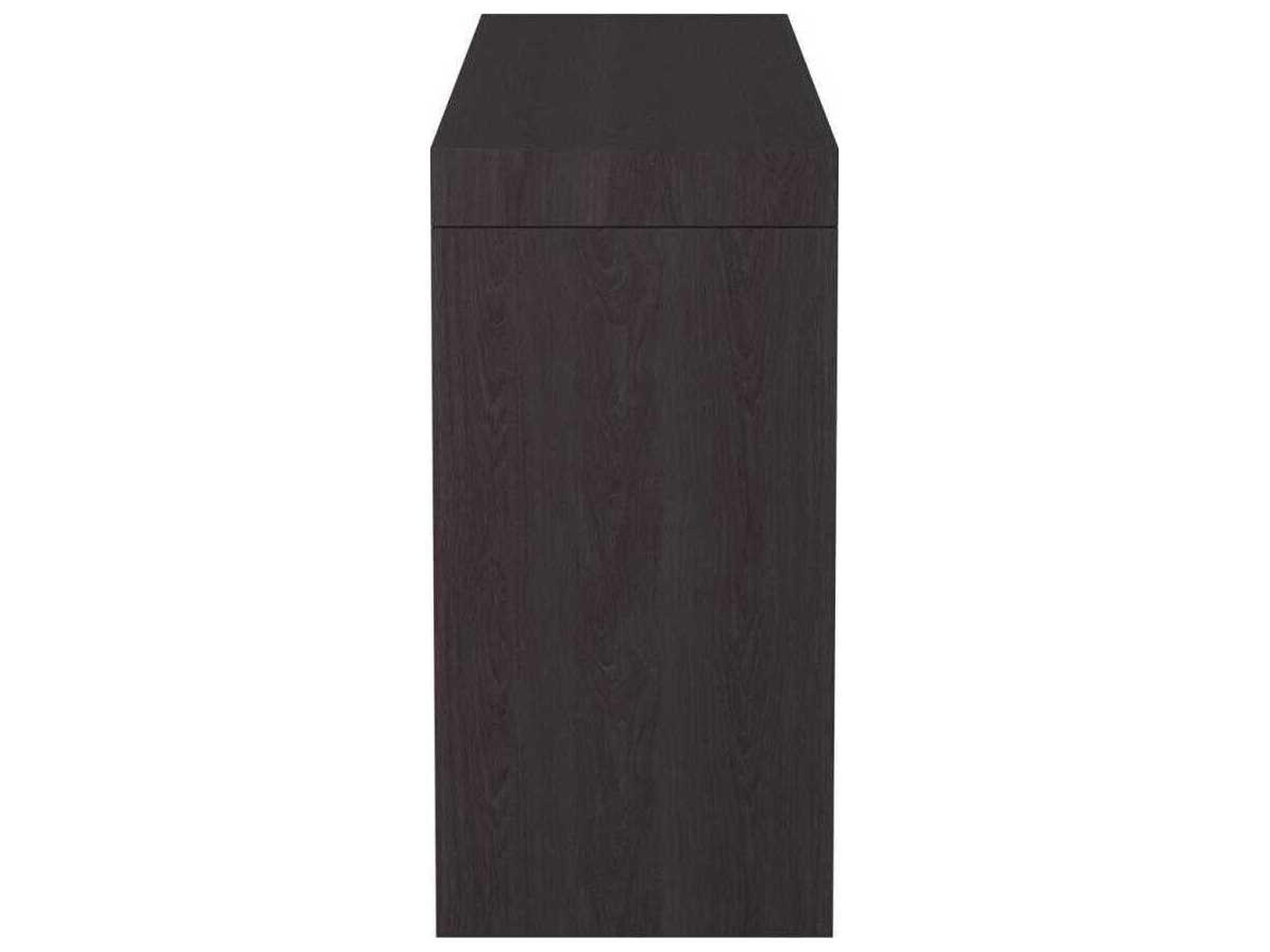 Howard Elliott Rectangular Wood Black Console Table