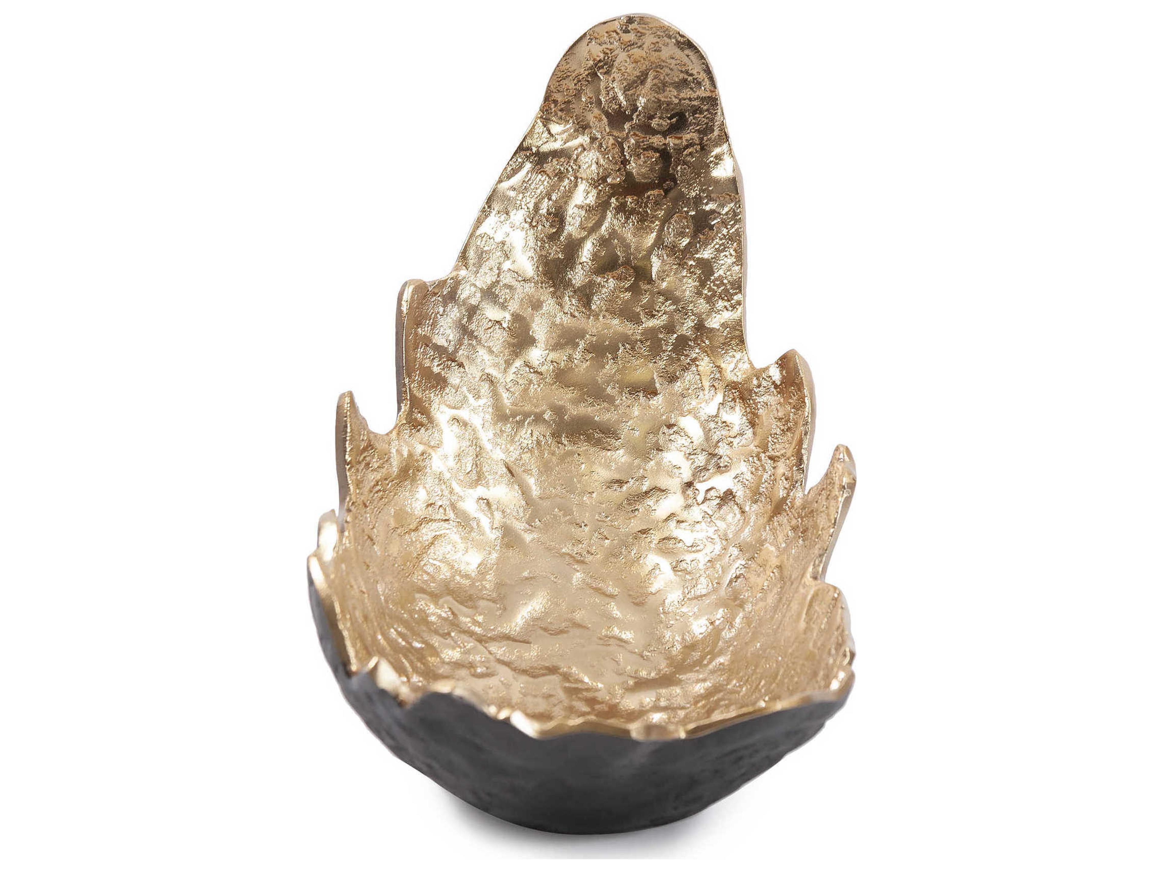 Howard Elliott Accessory Black / Gold 15" Decorative Bowl