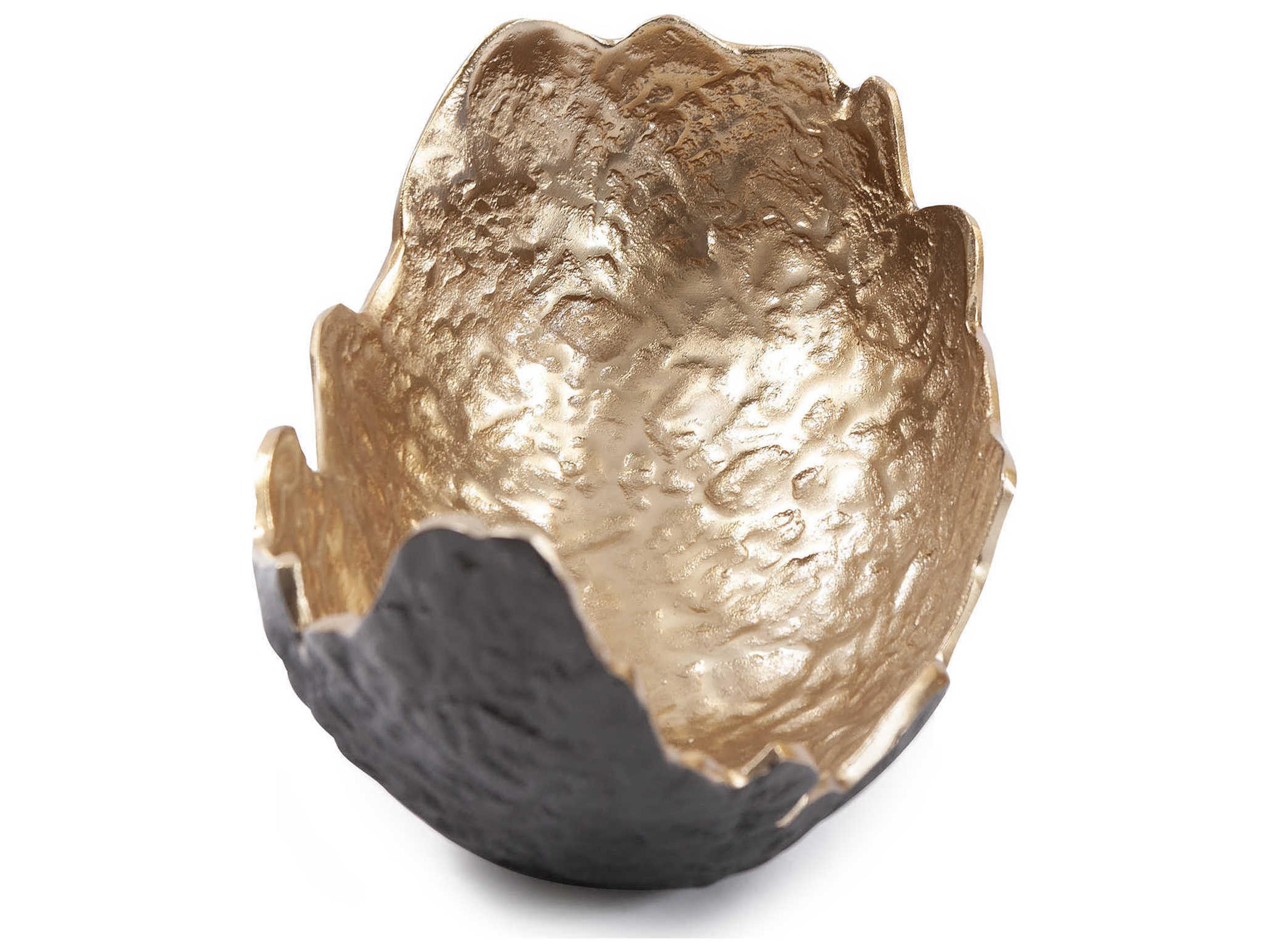 Howard Elliott Accessory Black / Gold 19" Decorative Bowl