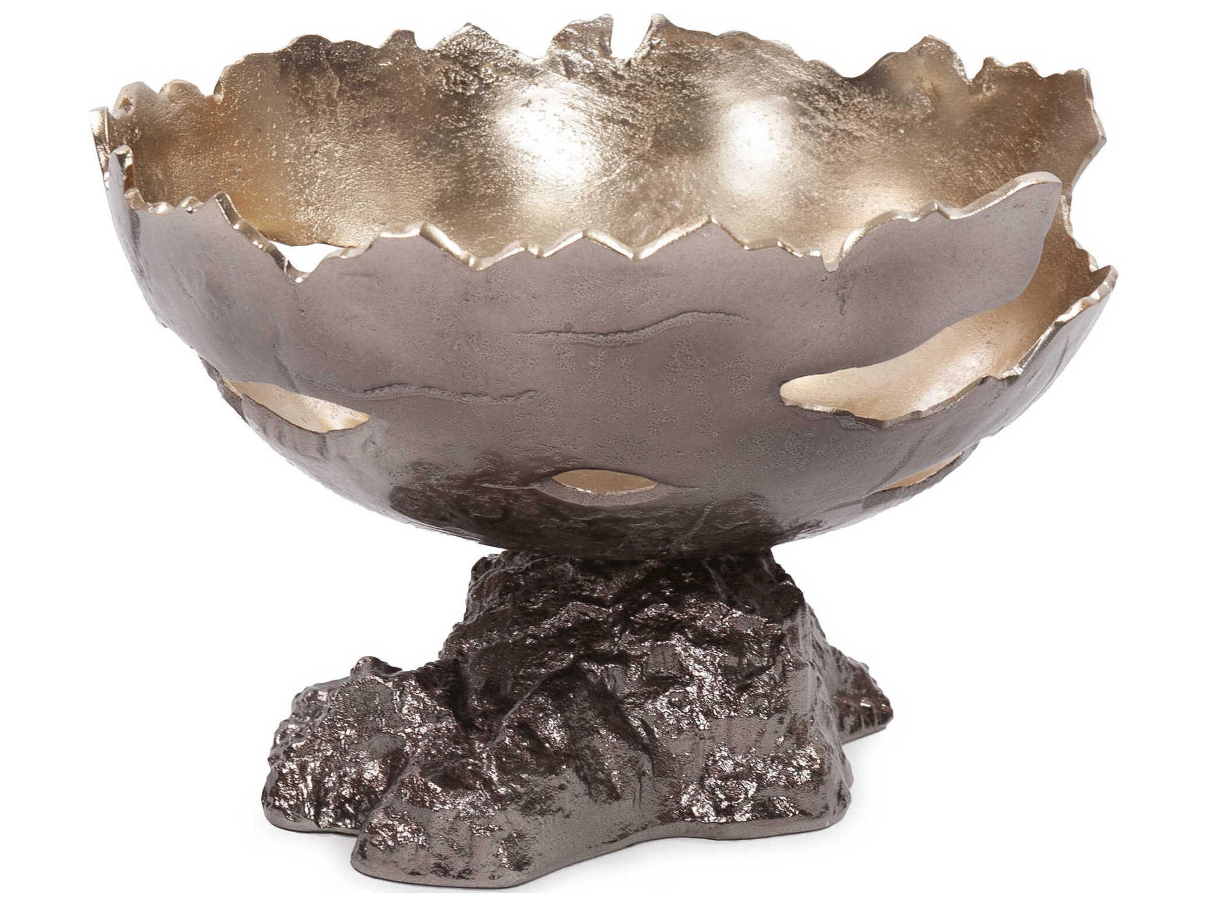 Pompei Cast Aluminum Decorative Bowl