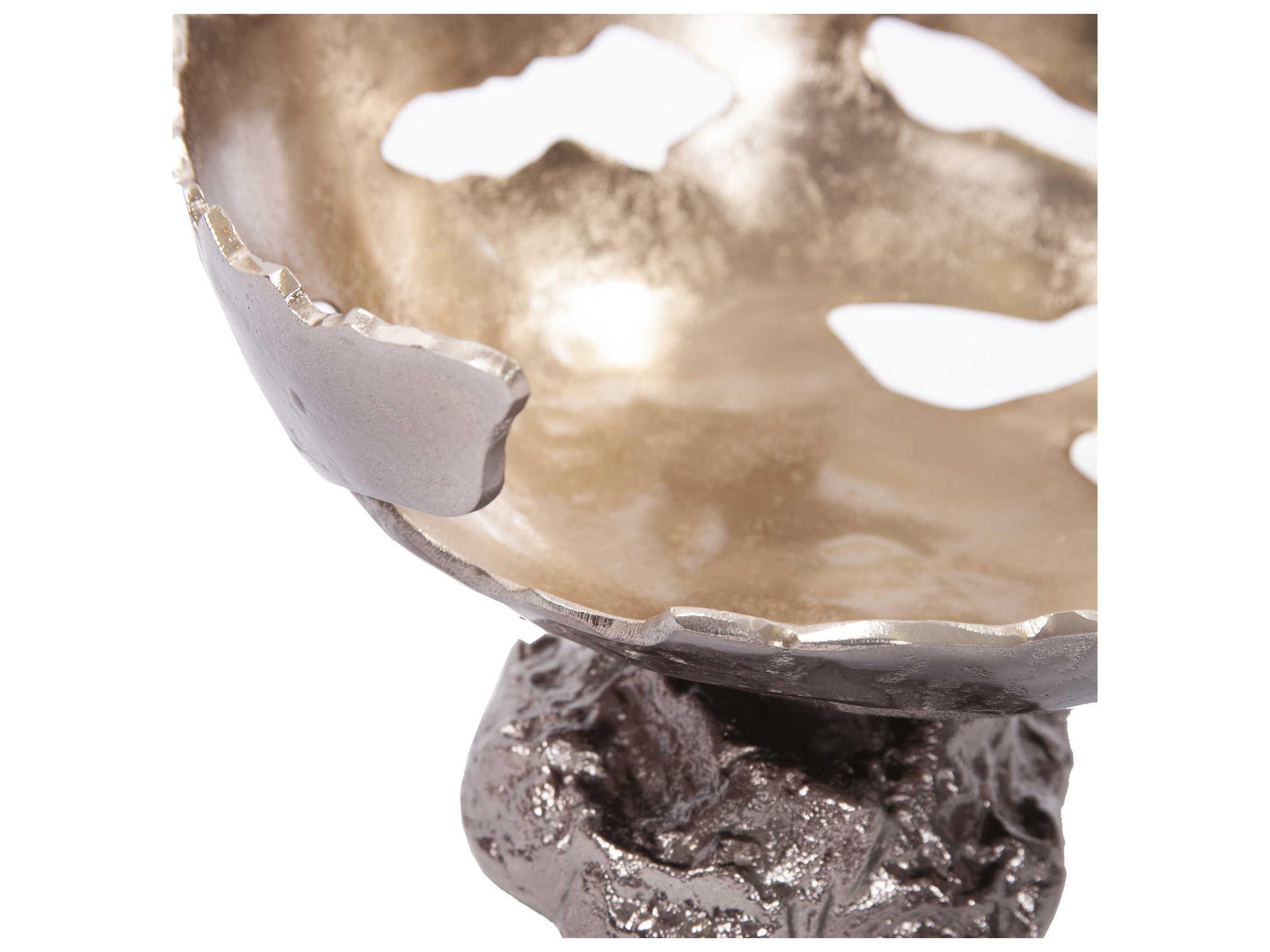 Howard Elliott Pompei Cast Aluminum Decorative Bowl