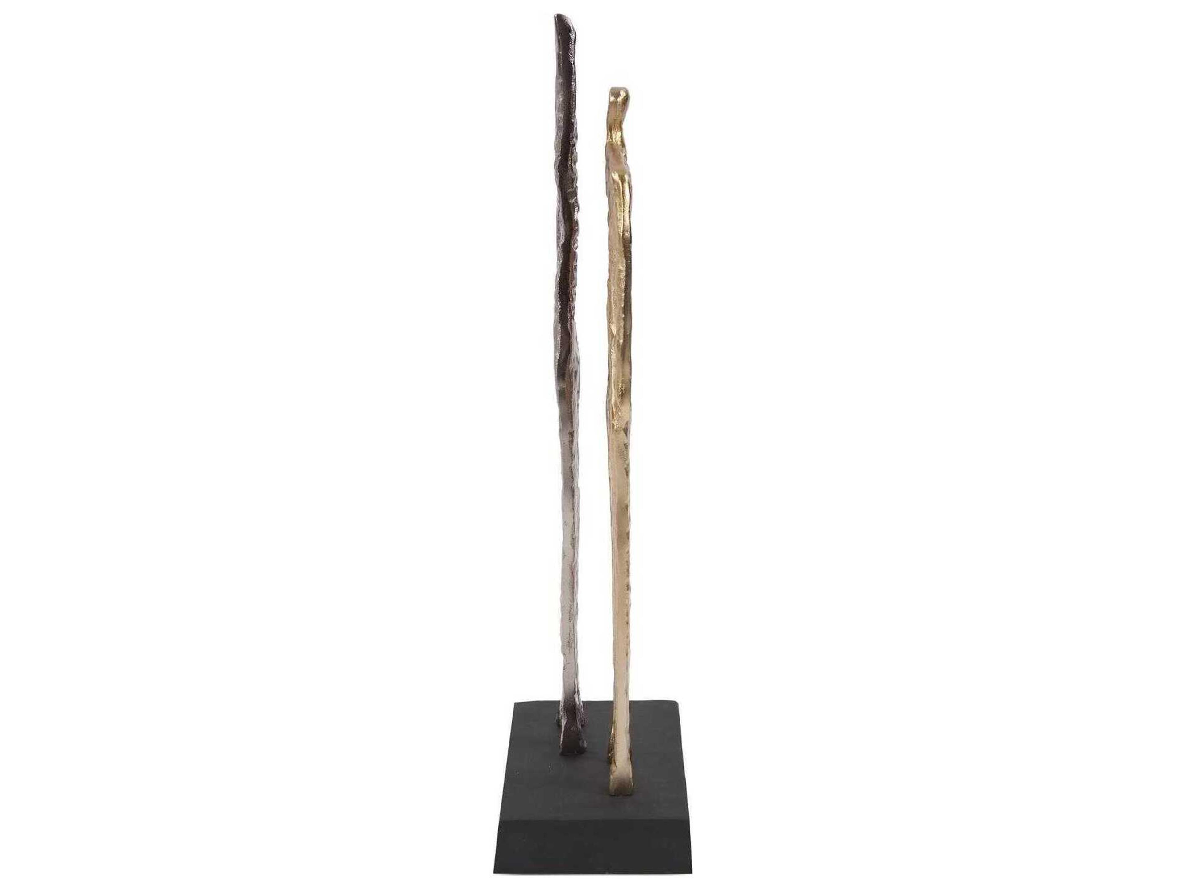 Howard Elliott Gold Nickel Inner Strength Sculpture