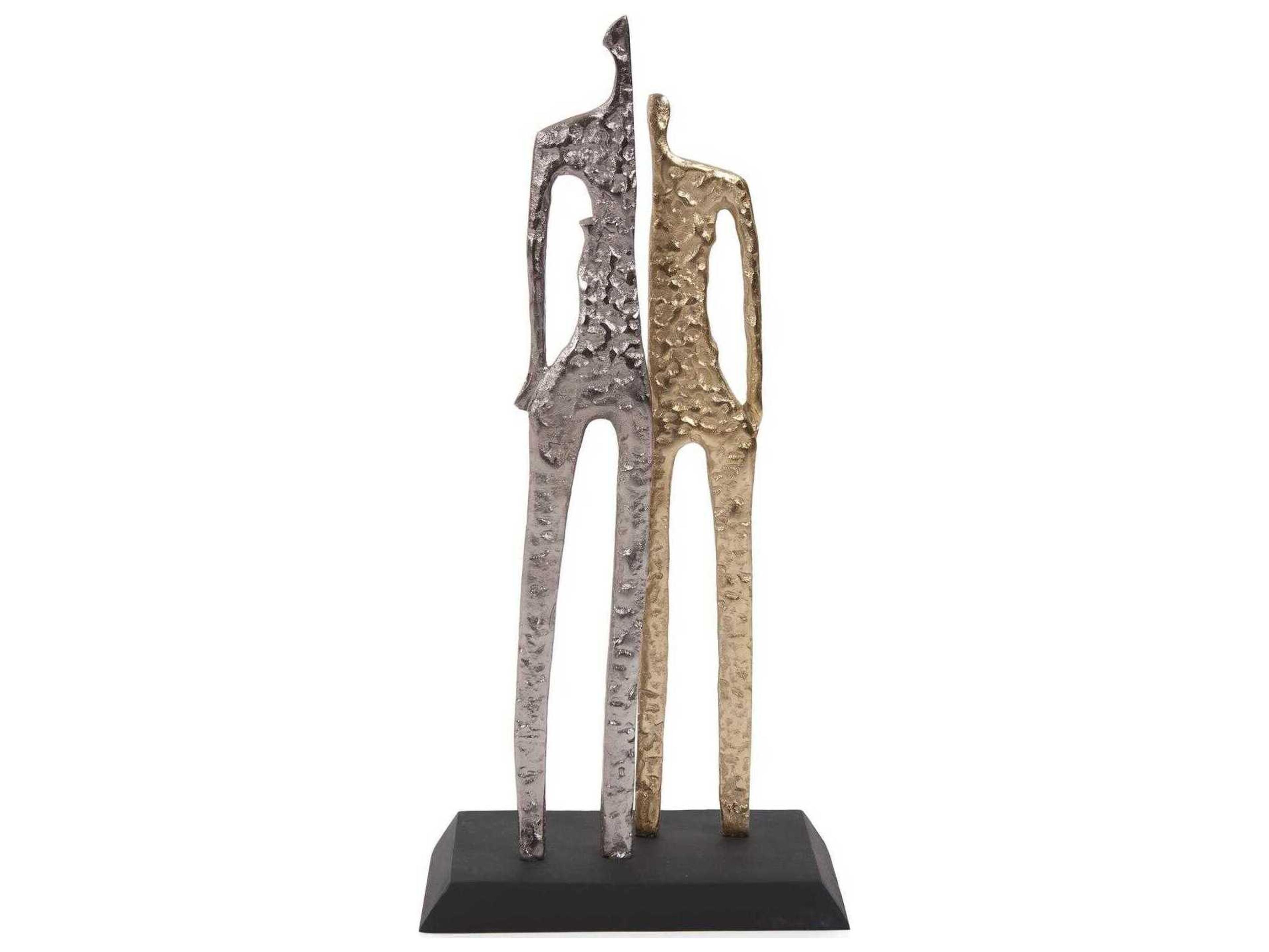 Howard Elliott Gold Nickel Inner Strength Sculpture