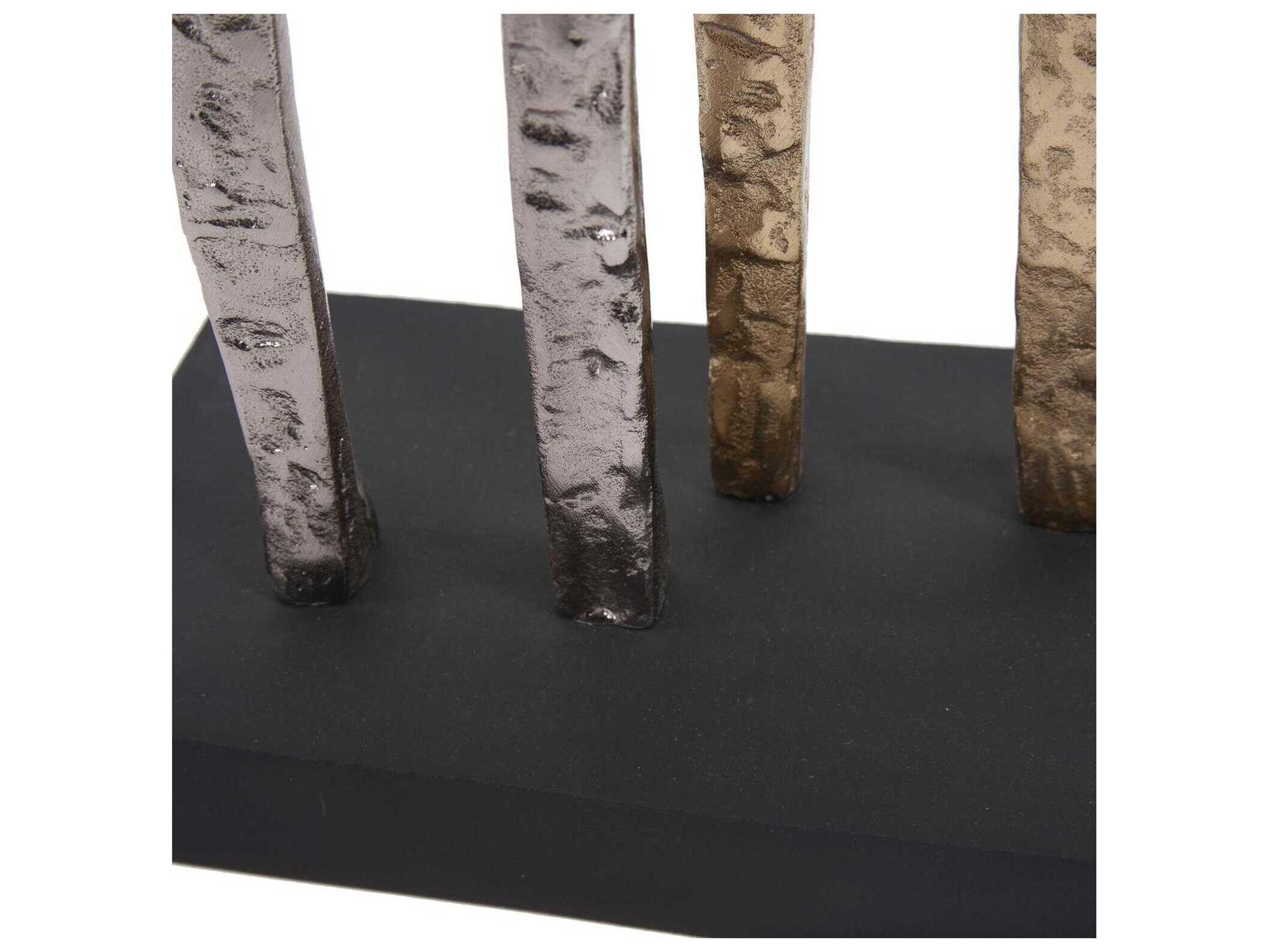 Howard Elliott Gold Nickel Inner Strength Sculpture