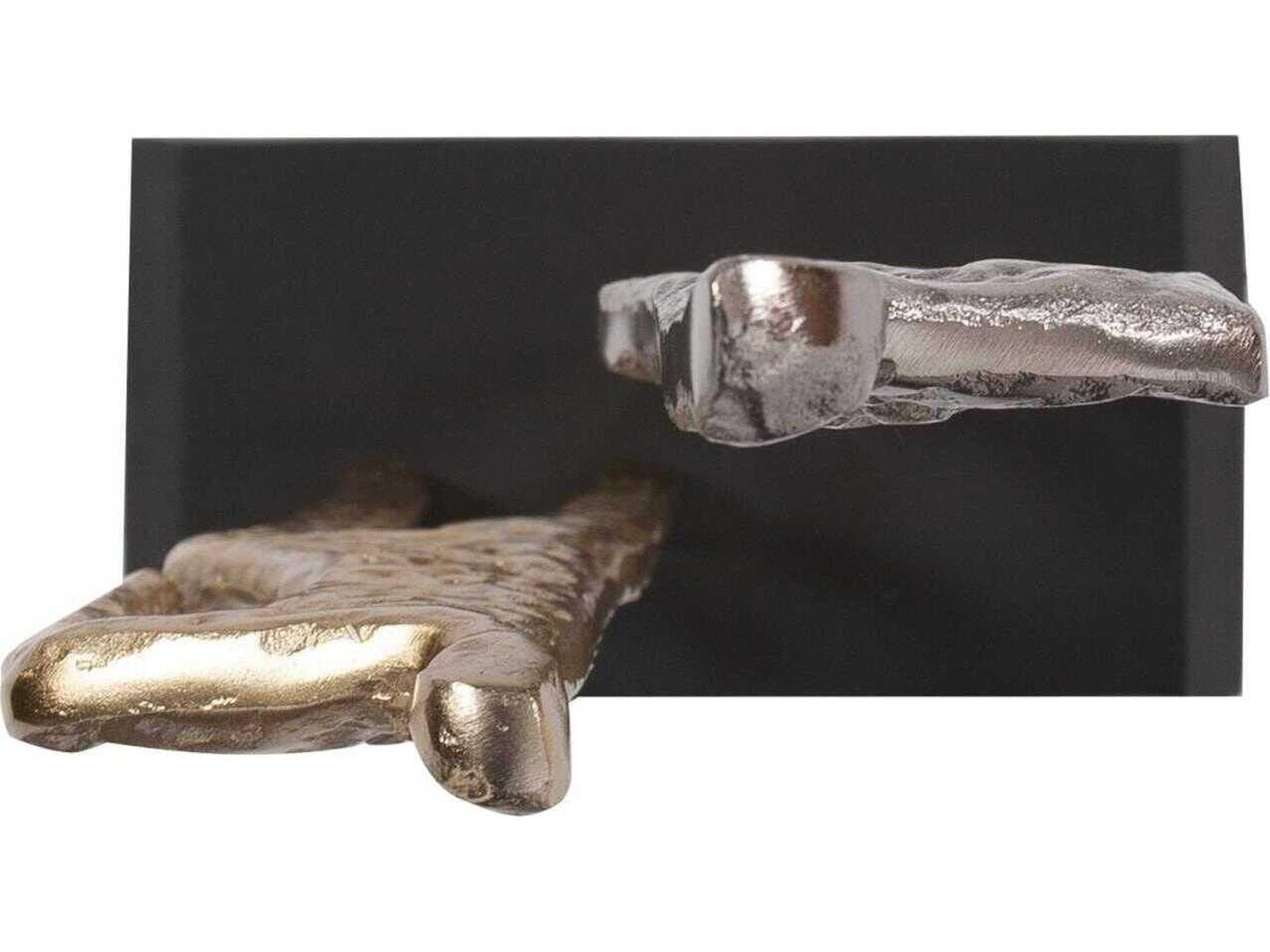 Howard Elliott Gold Nickel Inner Strength Sculpture