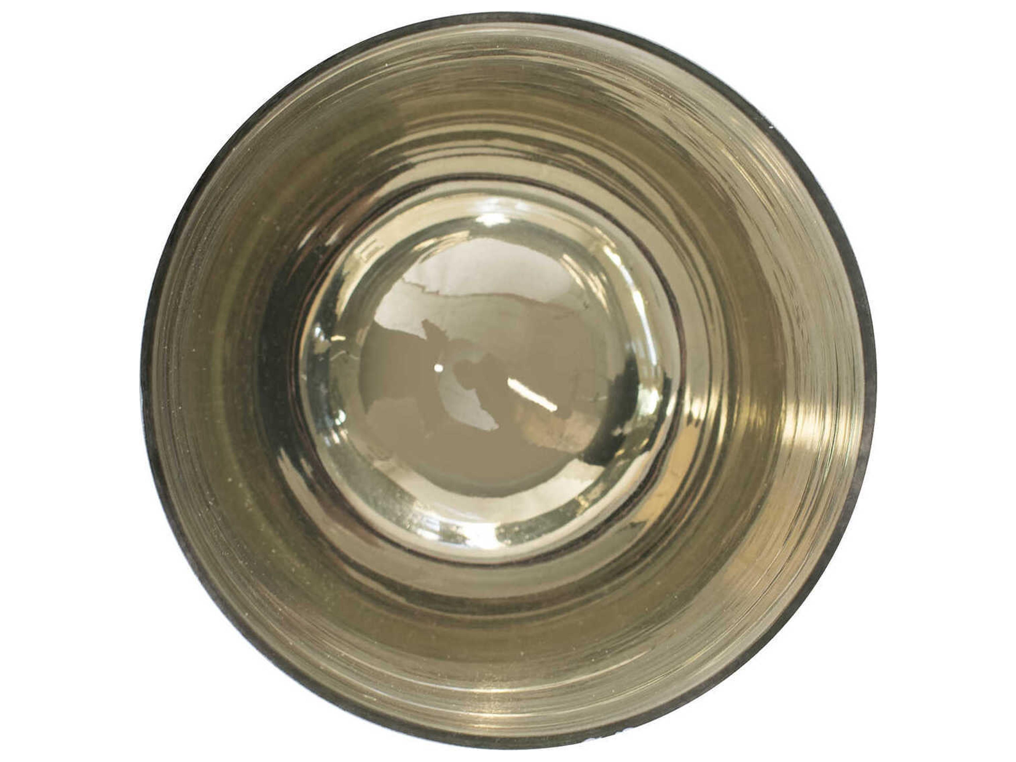 Howard Elliott Lustig Artic Silver Glossy White Vessel