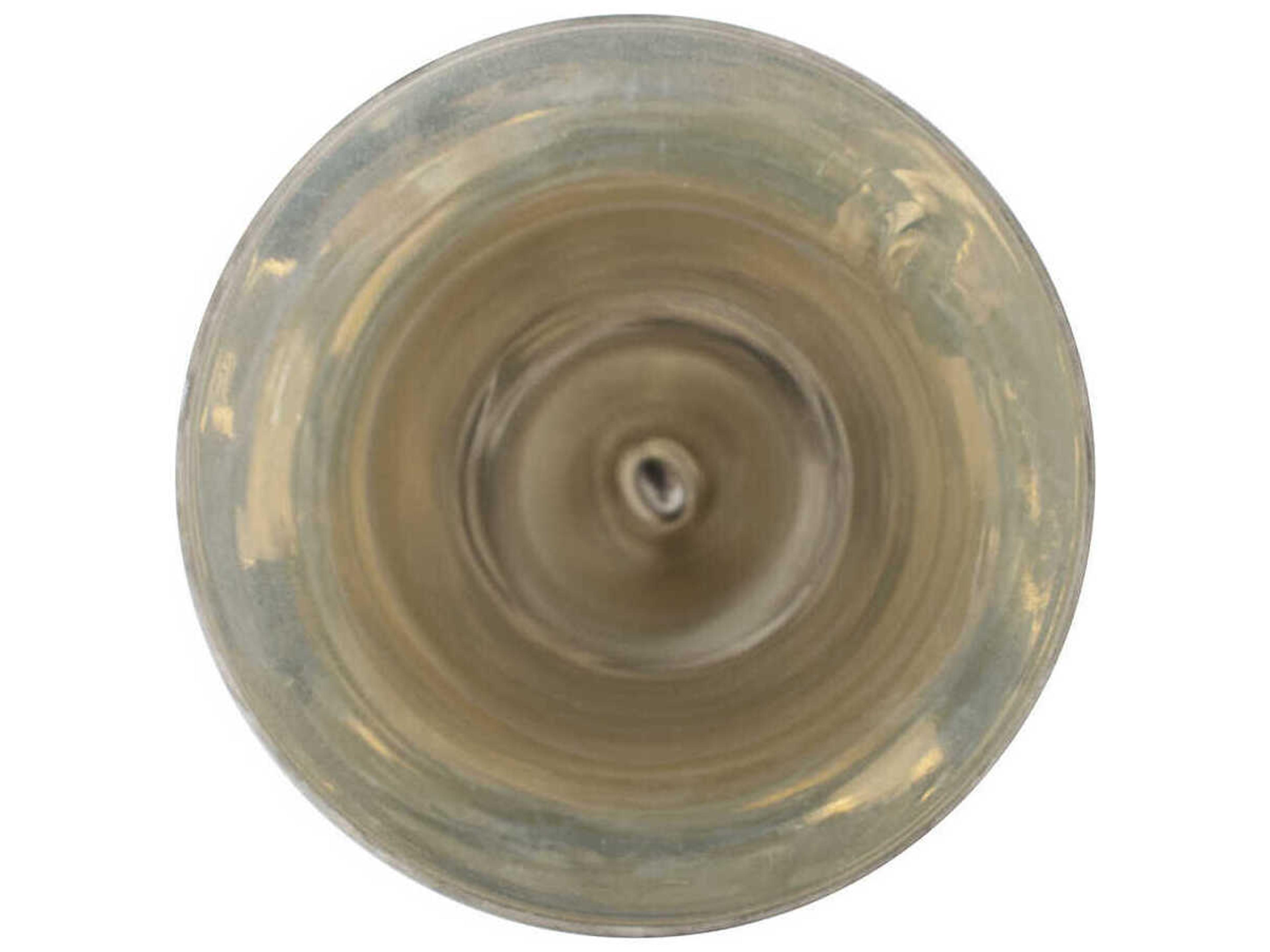 Howard Elliott Lustig Artic Silver Glossy White Vessel