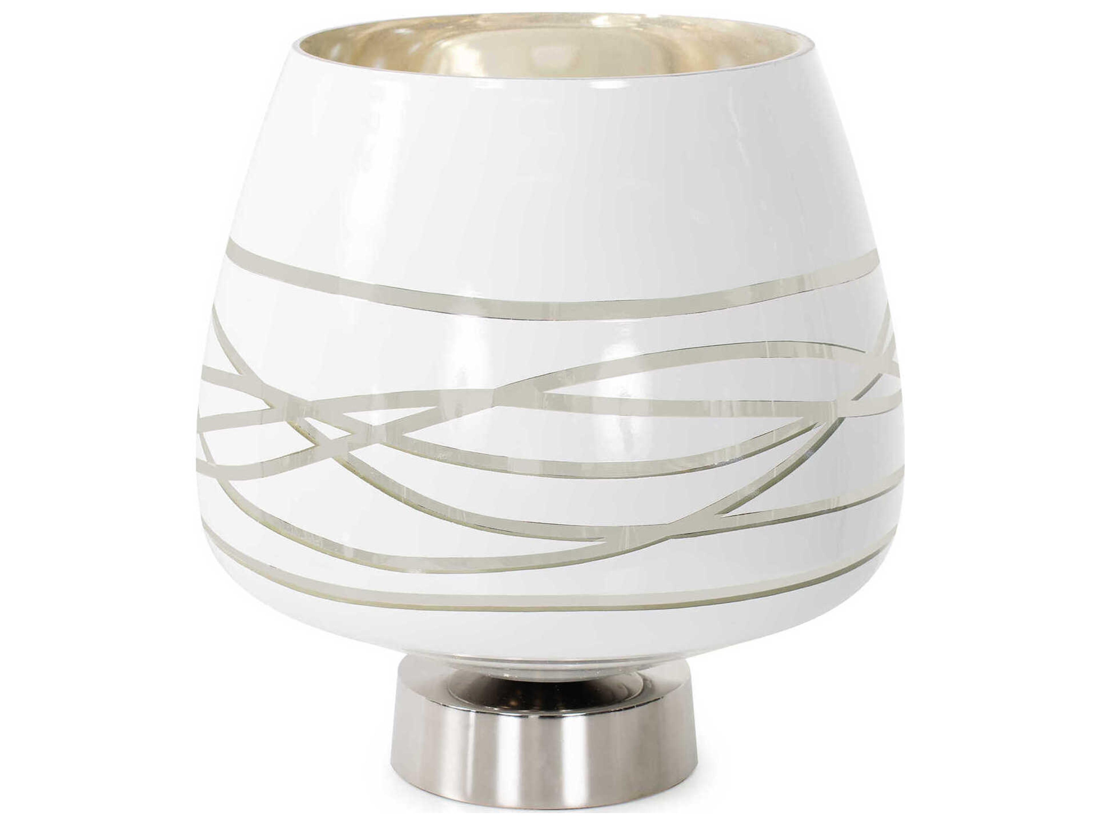 Lustig Artic Silver Glossy White Vessel