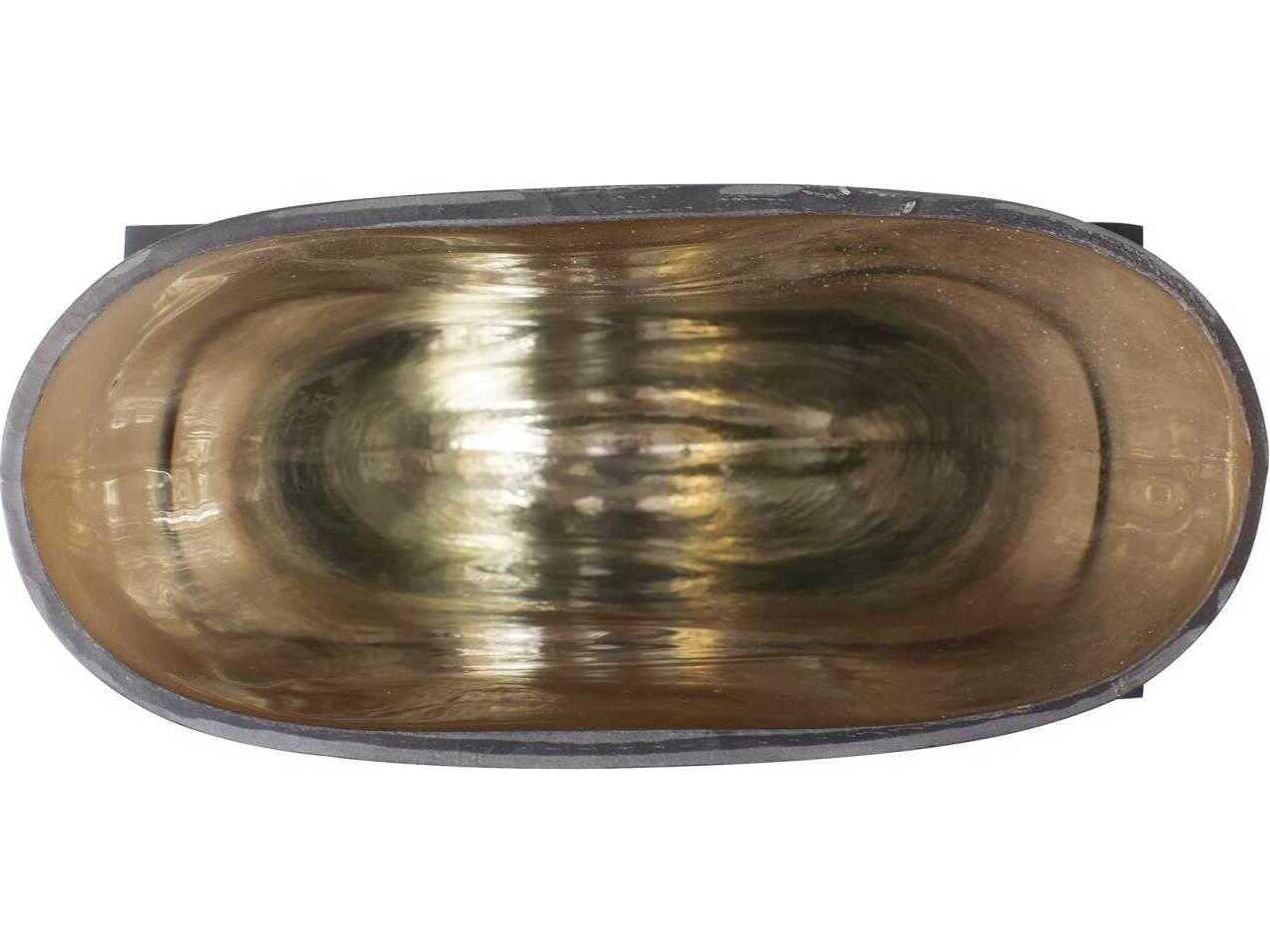 Howard Elliott Euler Brown Black Vase