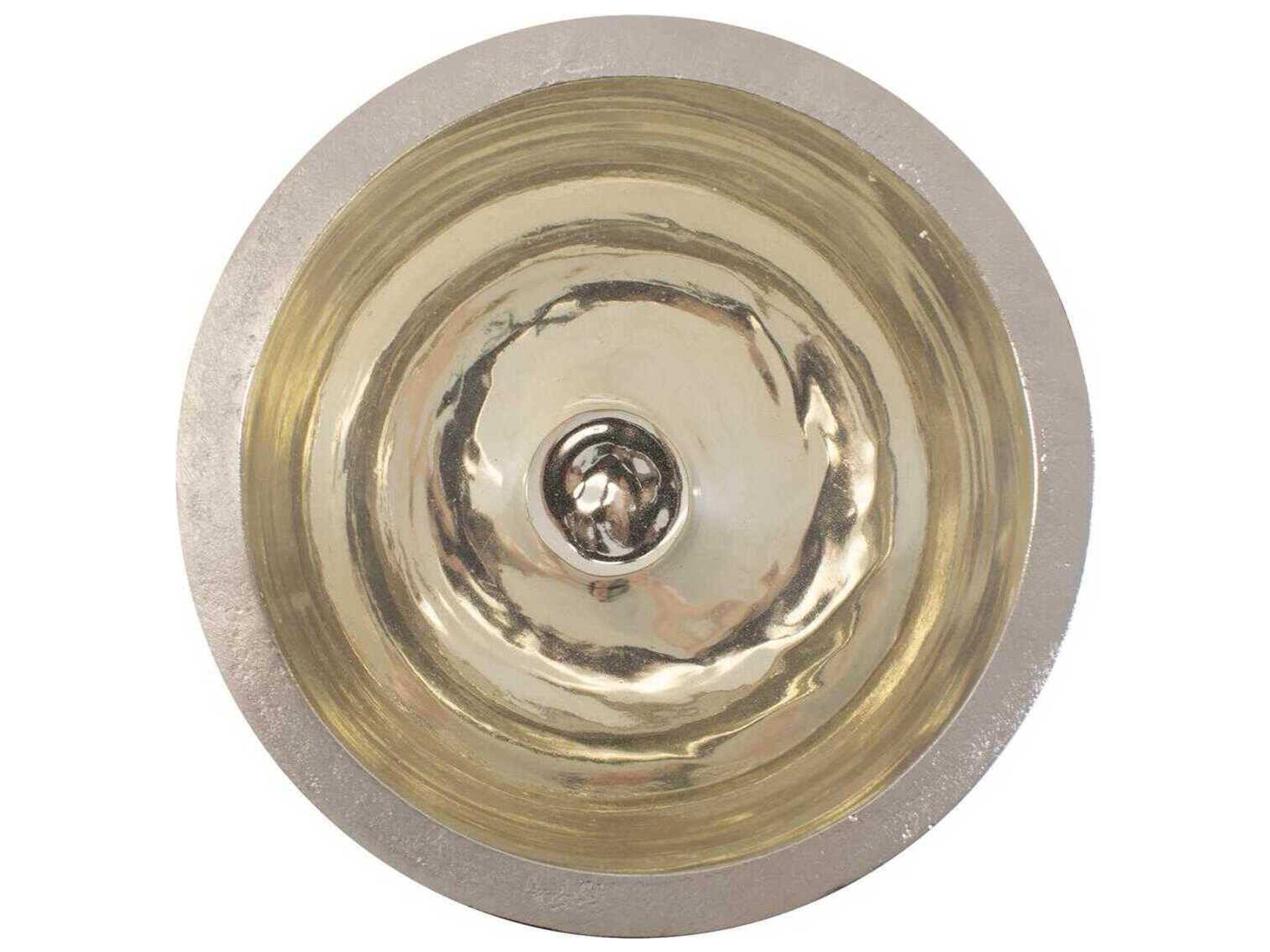 Howard Elliott Black Diamond Glass Chalise on a Nickel Turned Metal Stand