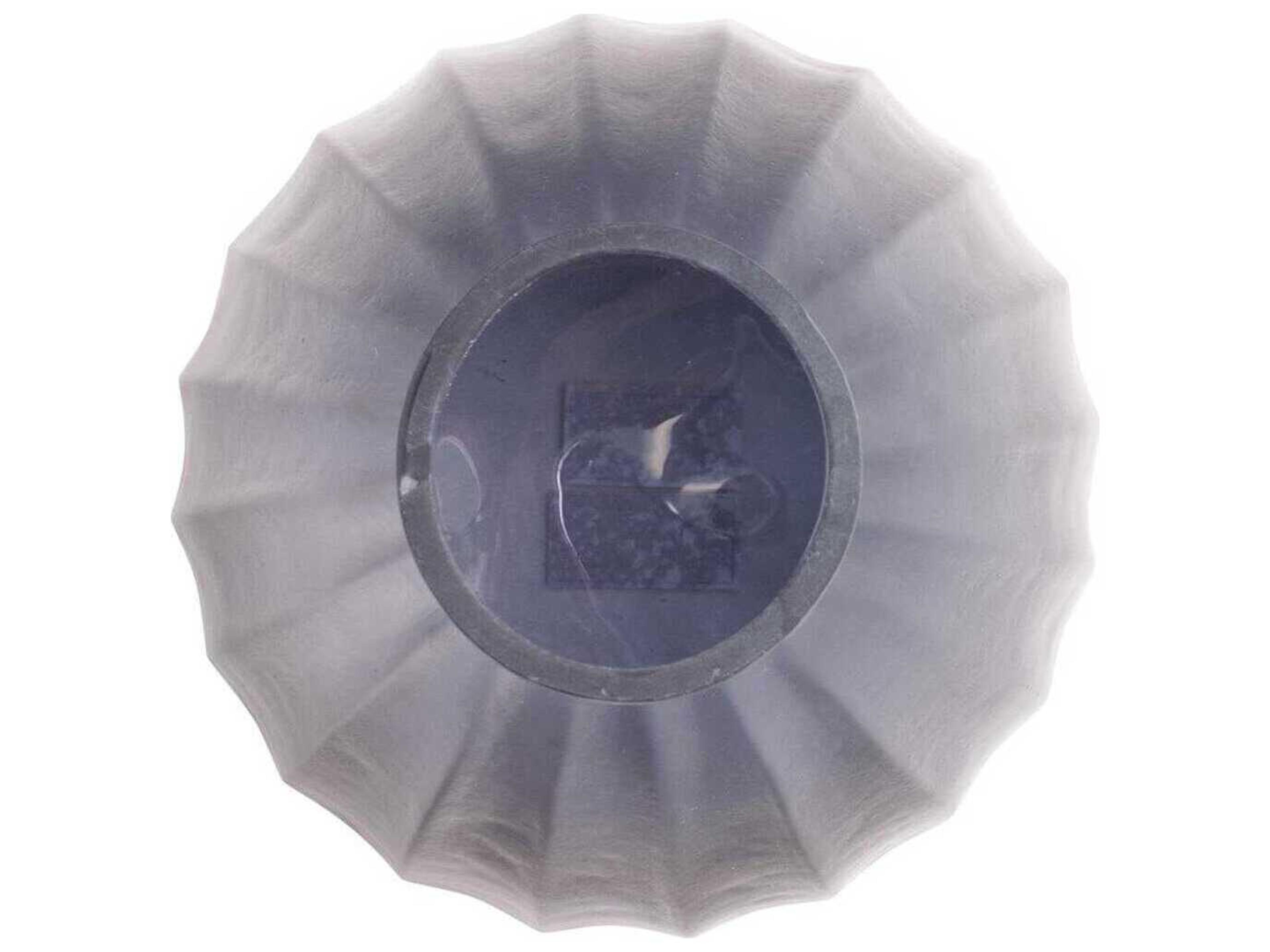 Howard Elliott Cool Ice Blue Ribbed Vessel